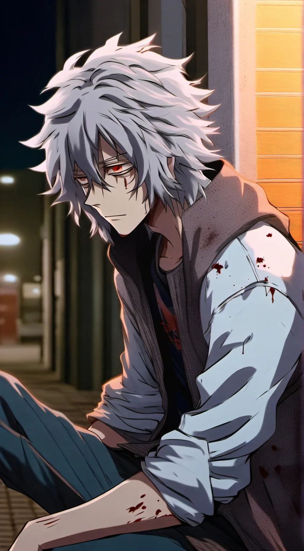 ai character: Tomura Shigaraki background