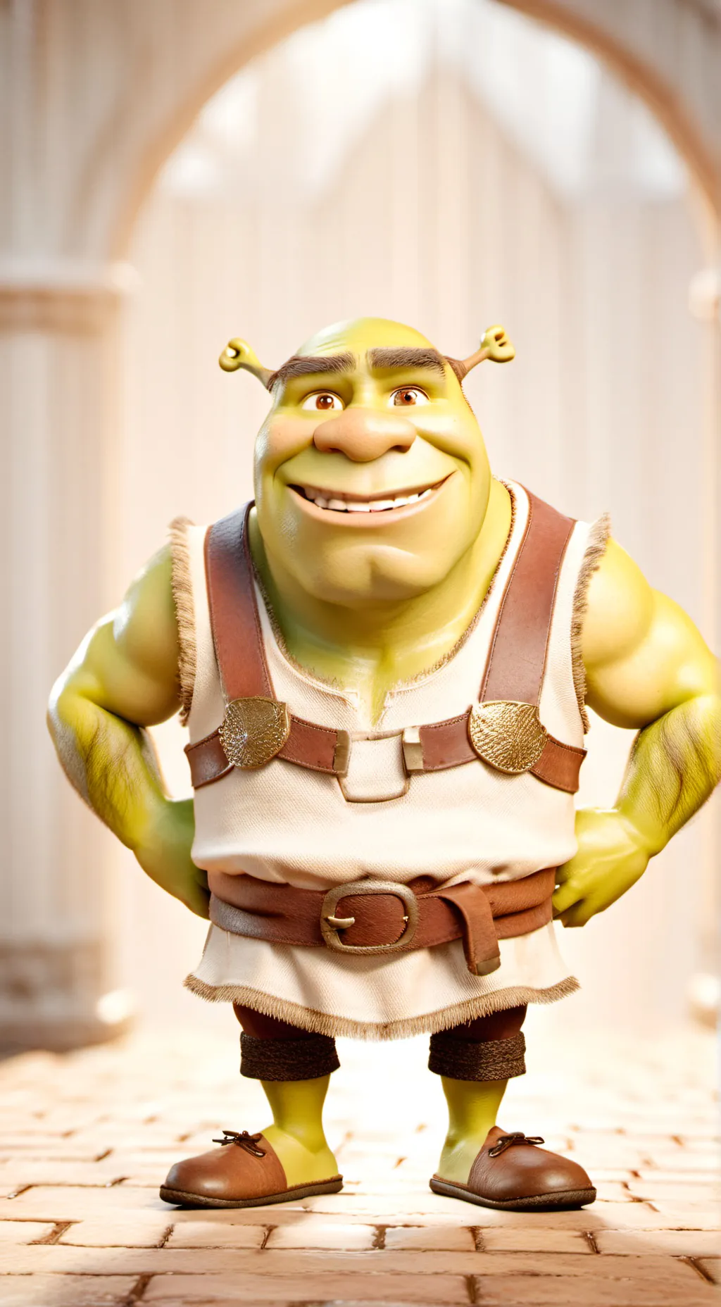 ai character: Shrek background