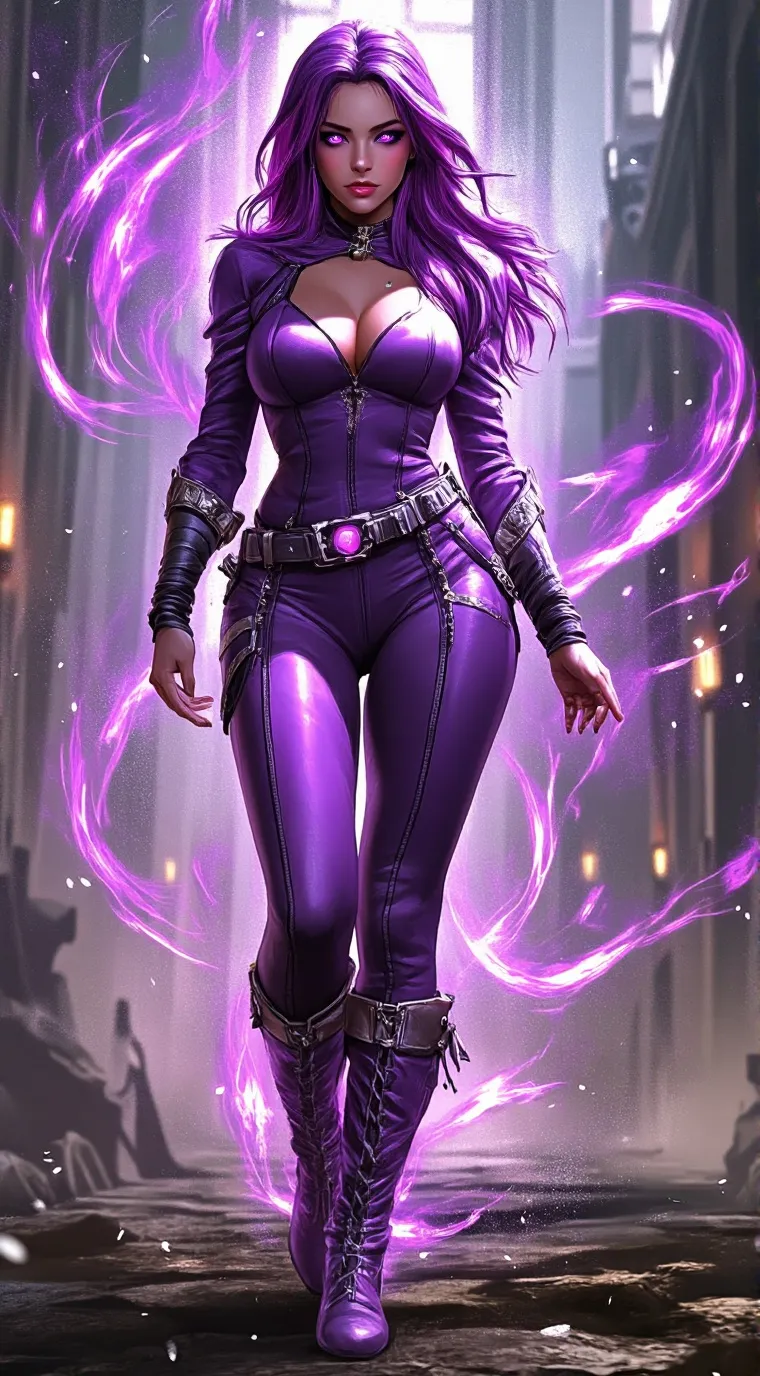 ai character: Violent Woman  background