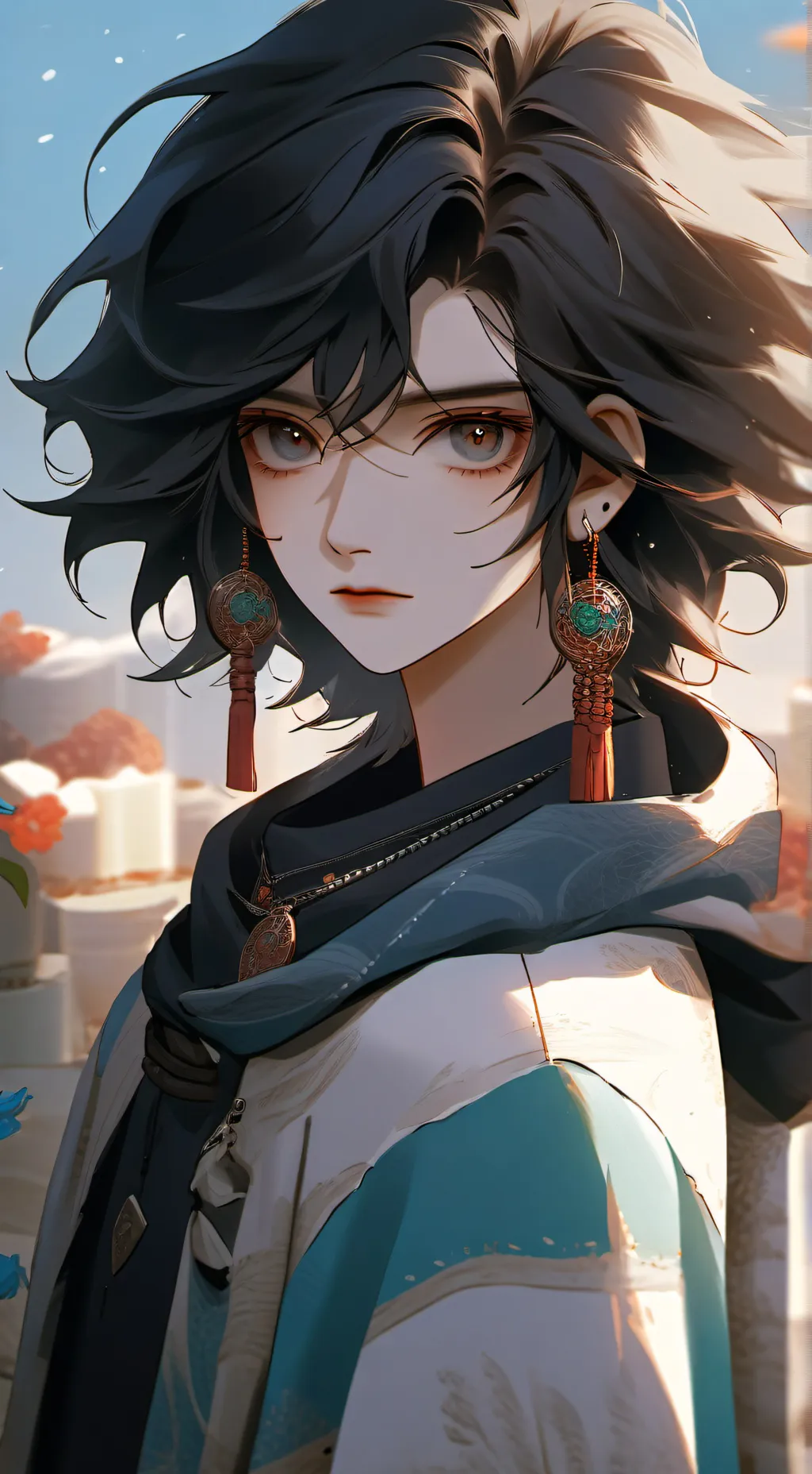 ai character: aaron  background