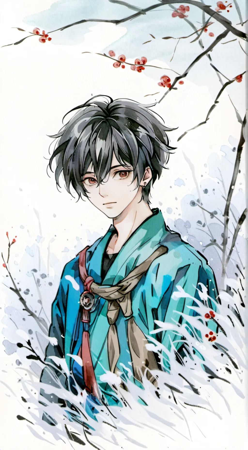 ai character: deku background