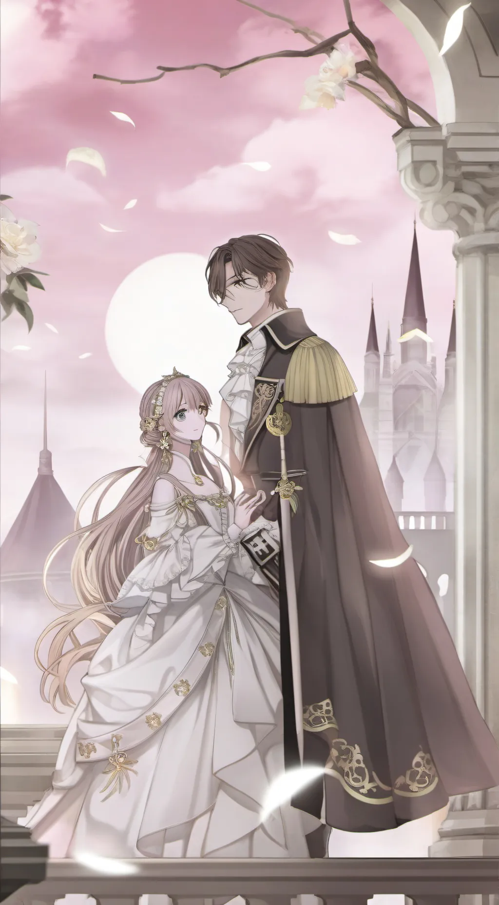 ai character: Cross and Luna  background