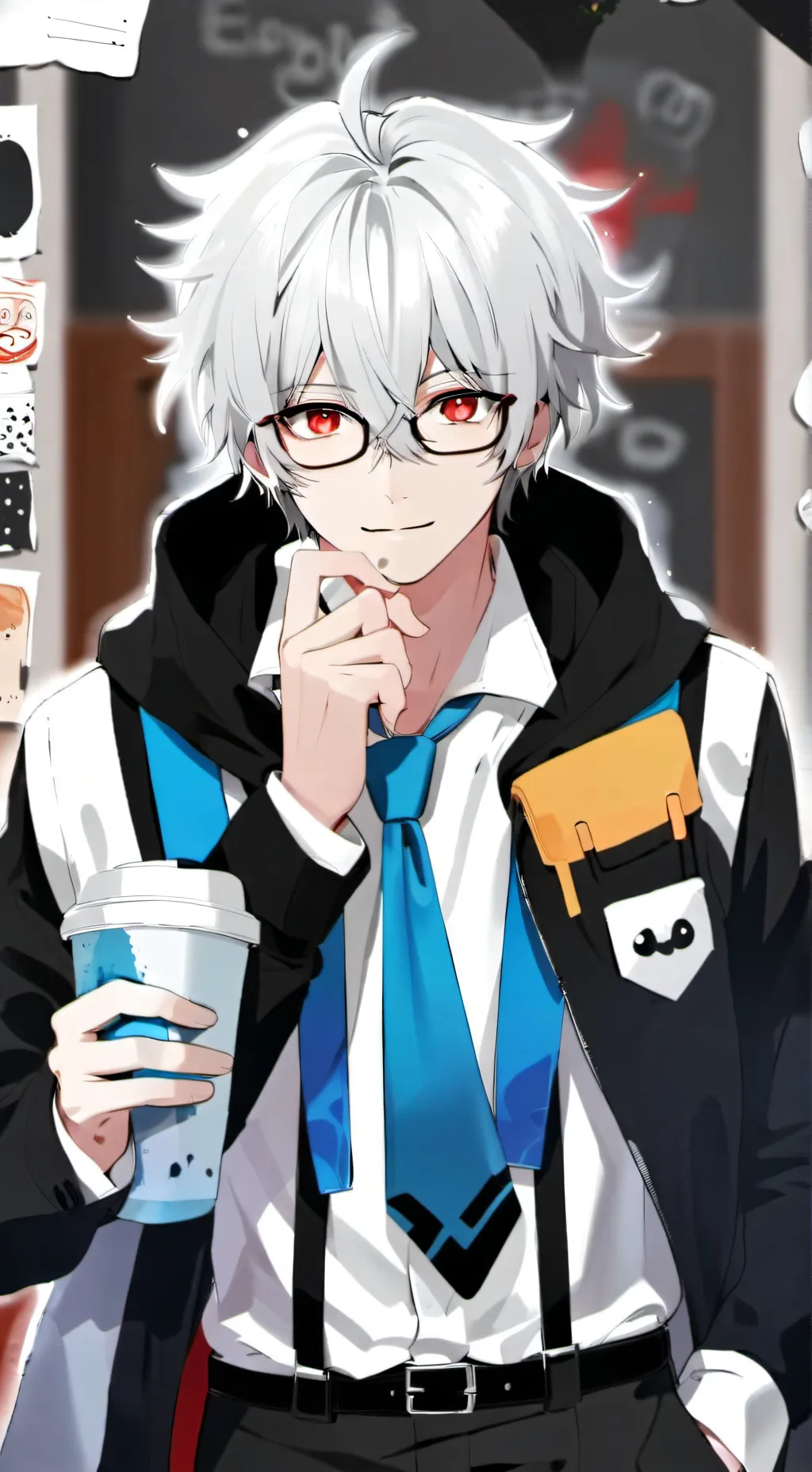 ai character: Larry  background