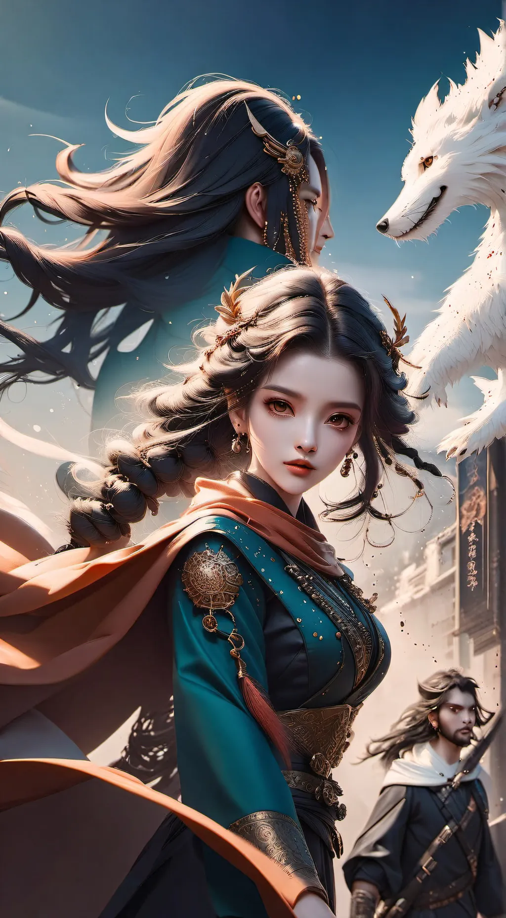ai character: Orla and minnie background