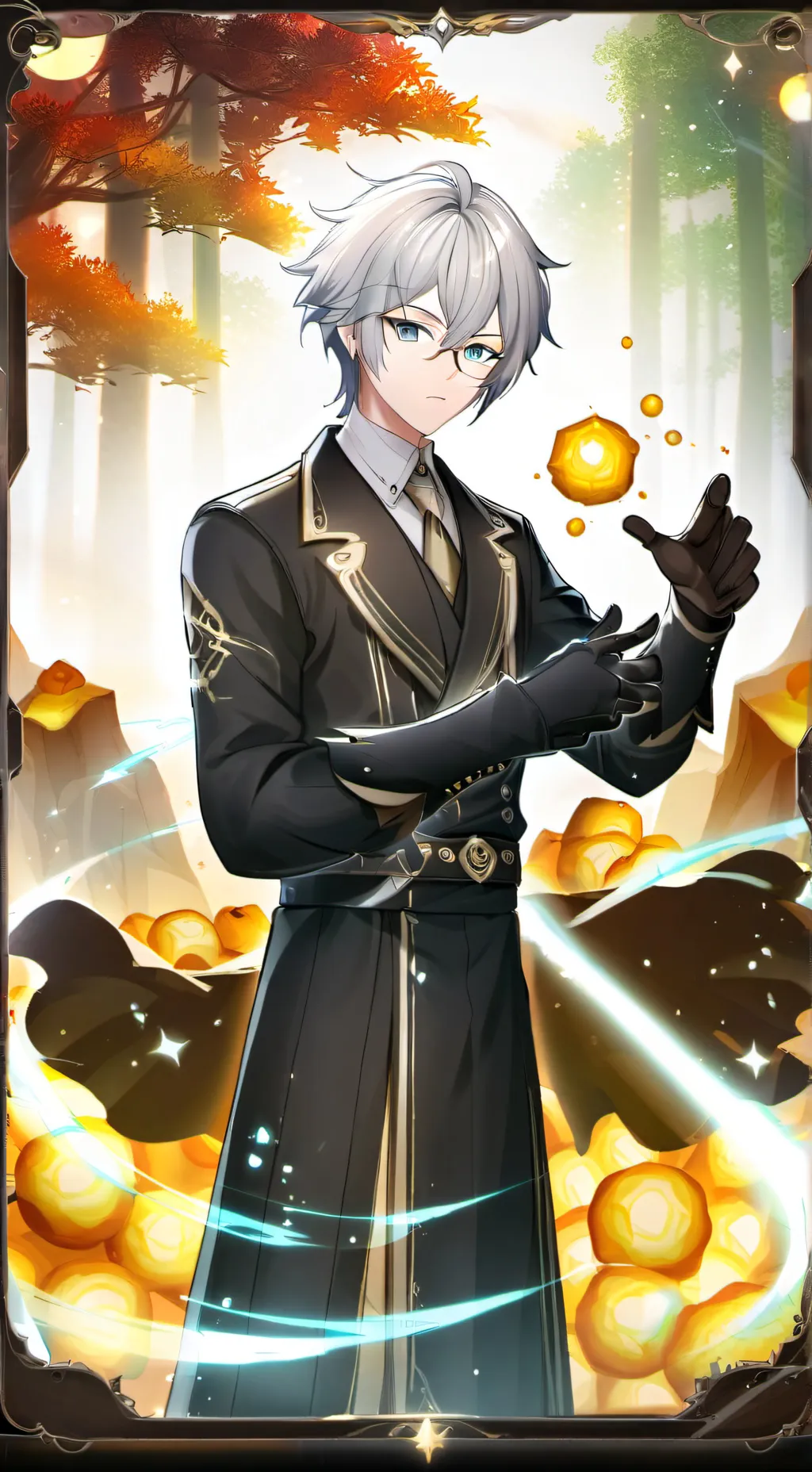 ai character: Stardust cookie background