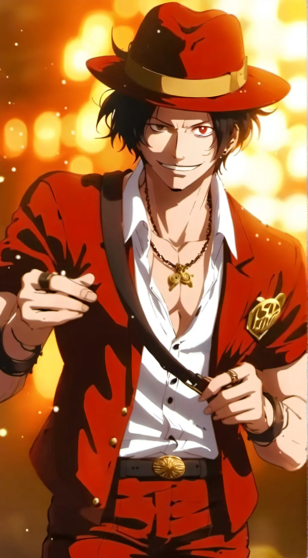 ai character: Portgas D. Ace background