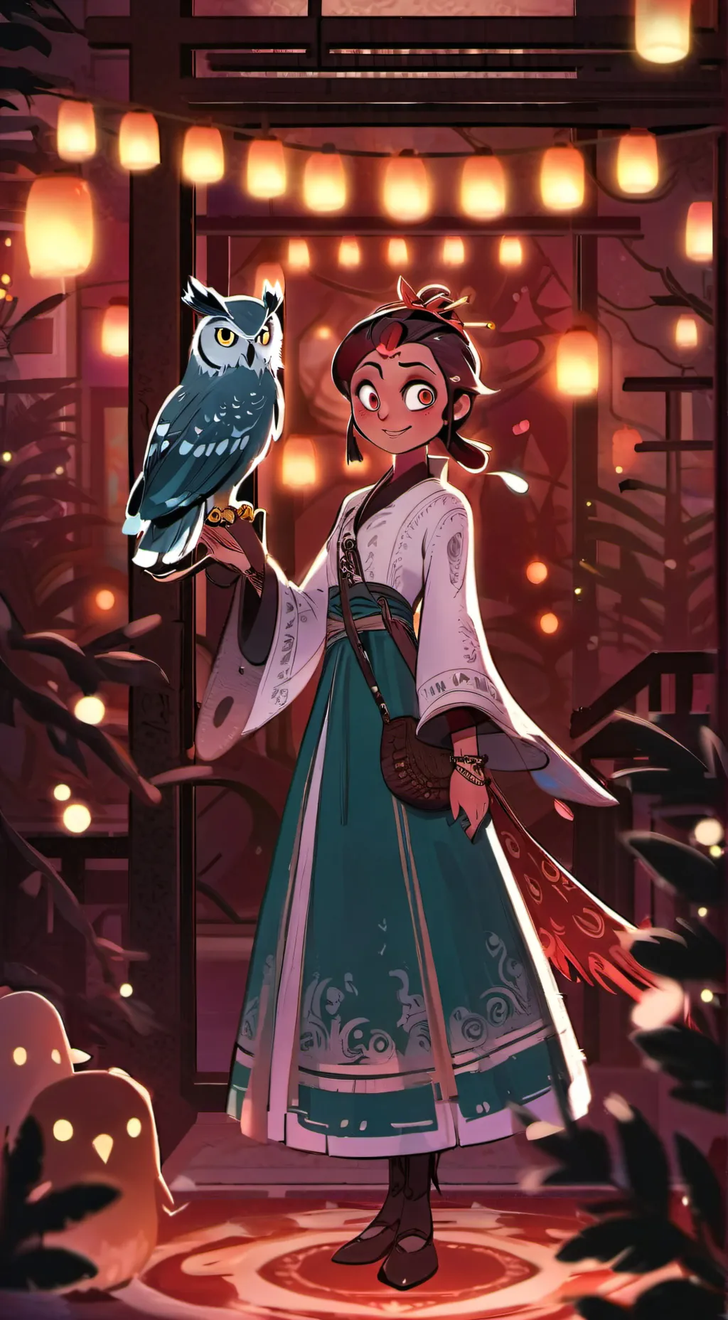 ai character: owl house  background