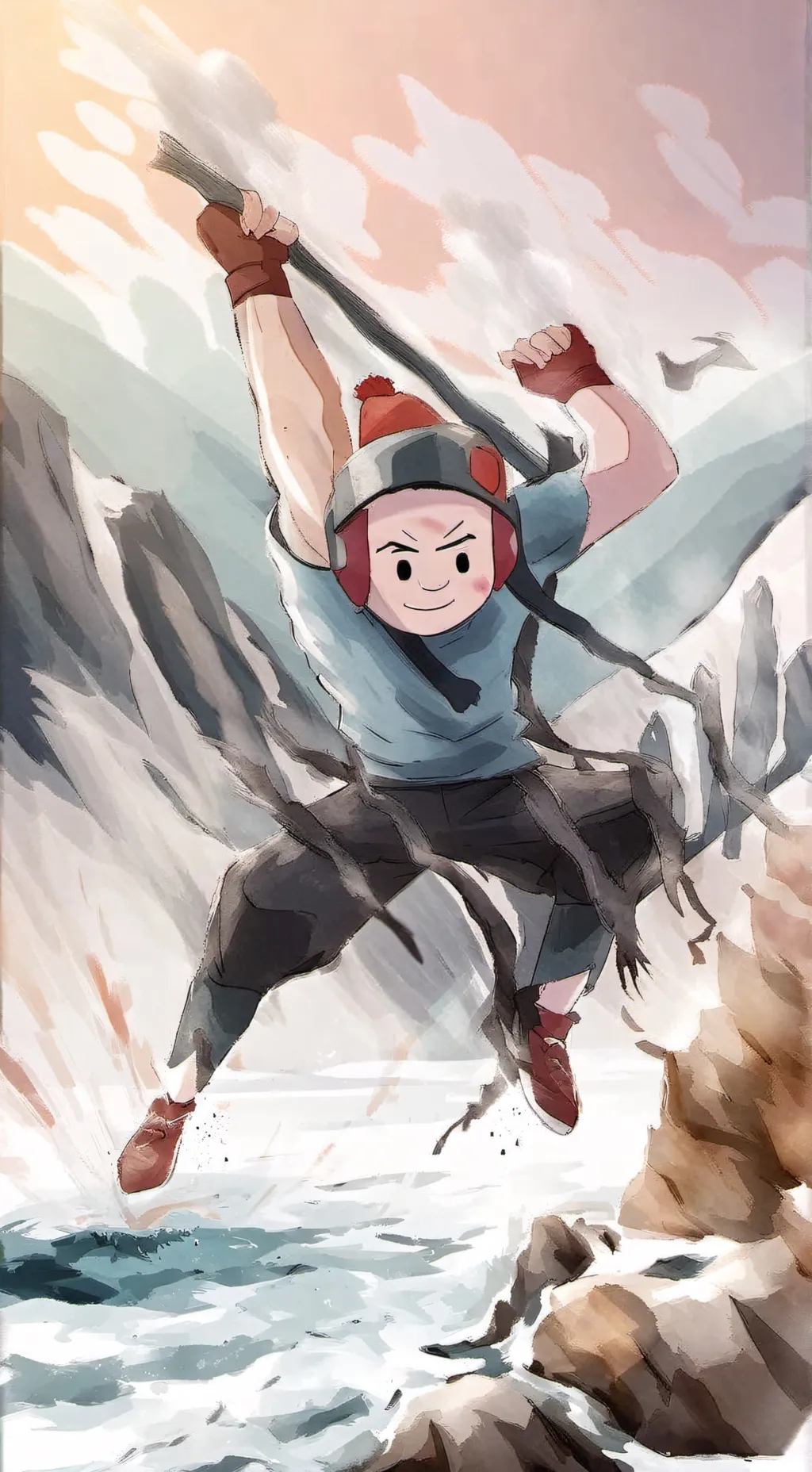 ai character: sprunki  intercamb background