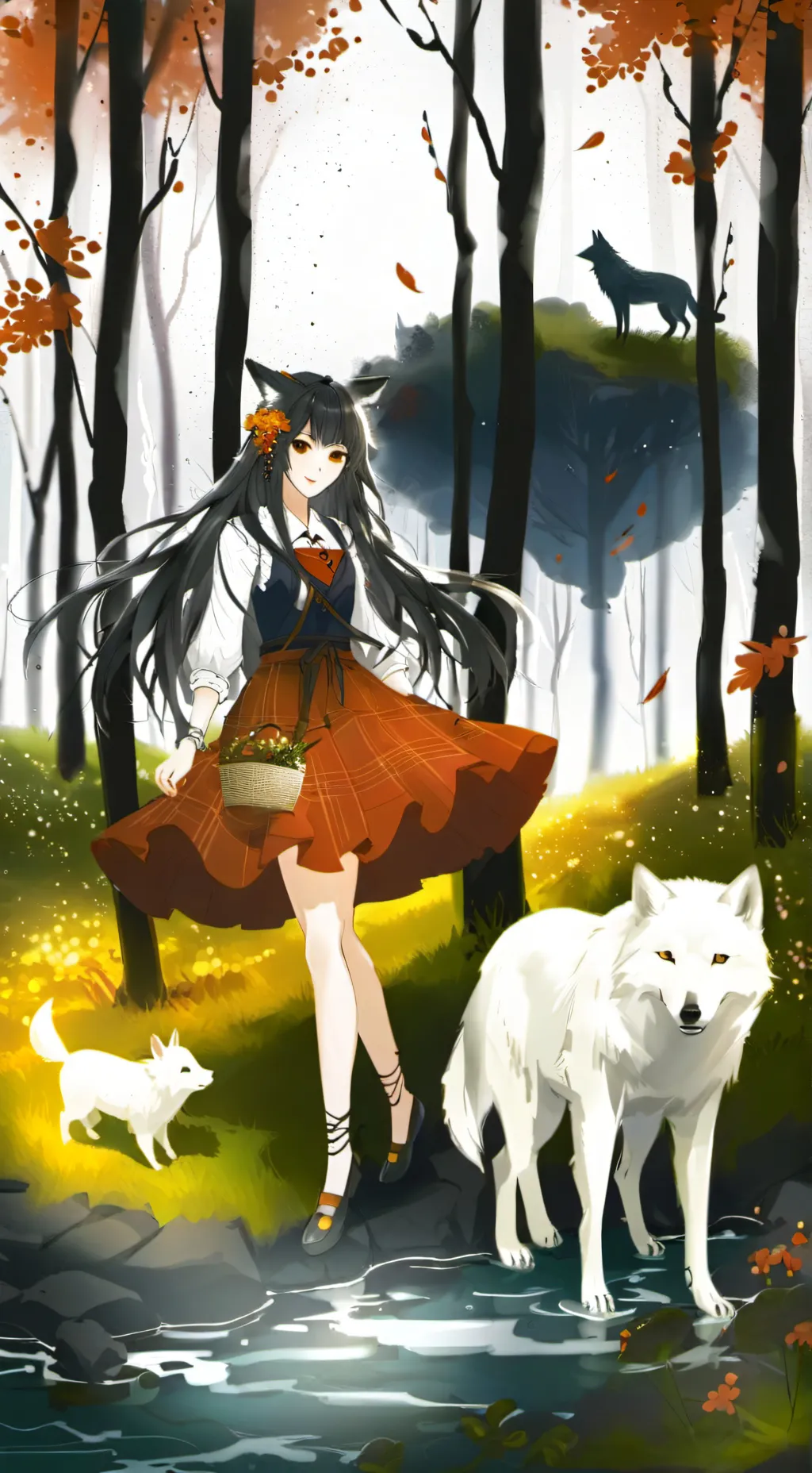 ai character: luna background