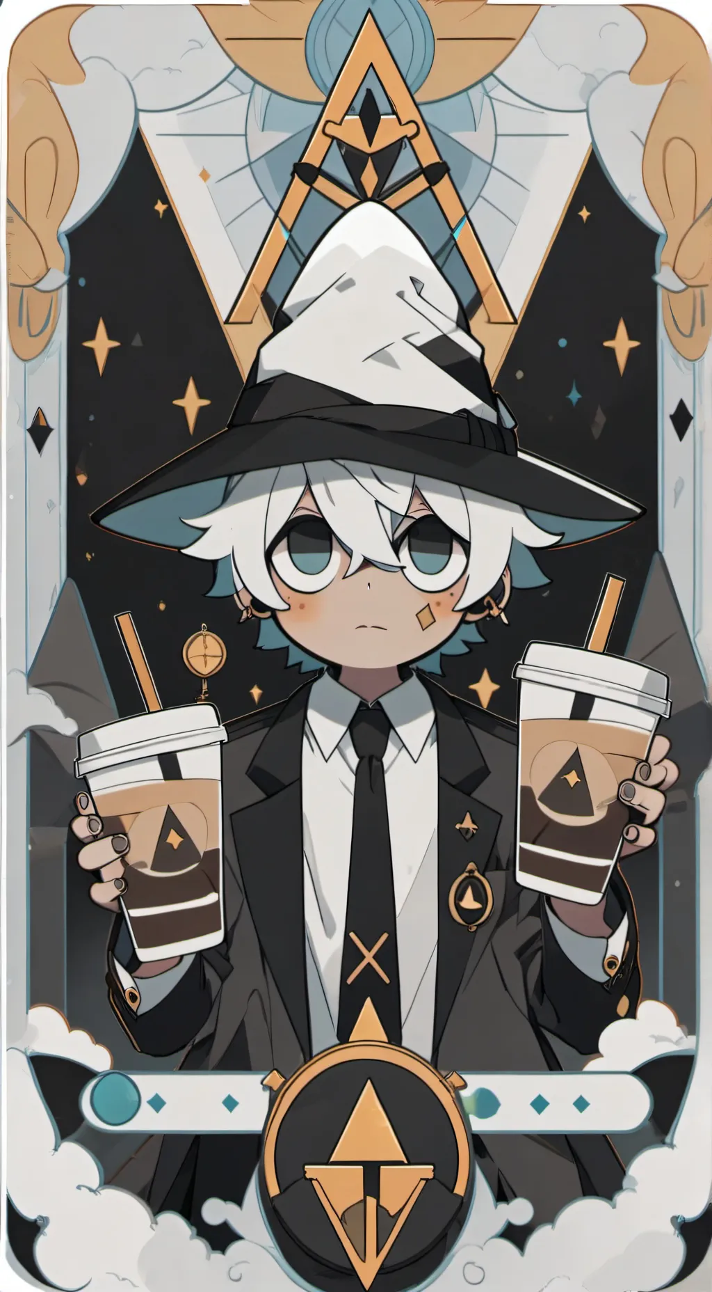 ai character: Bill Cipher background