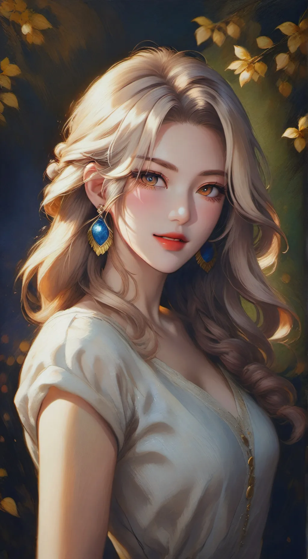 ai character: Dahlia background