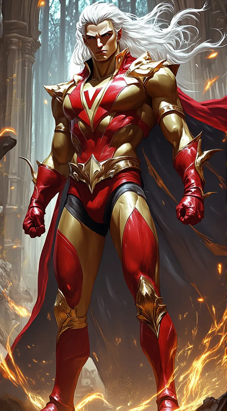 ai character: Victory Man background