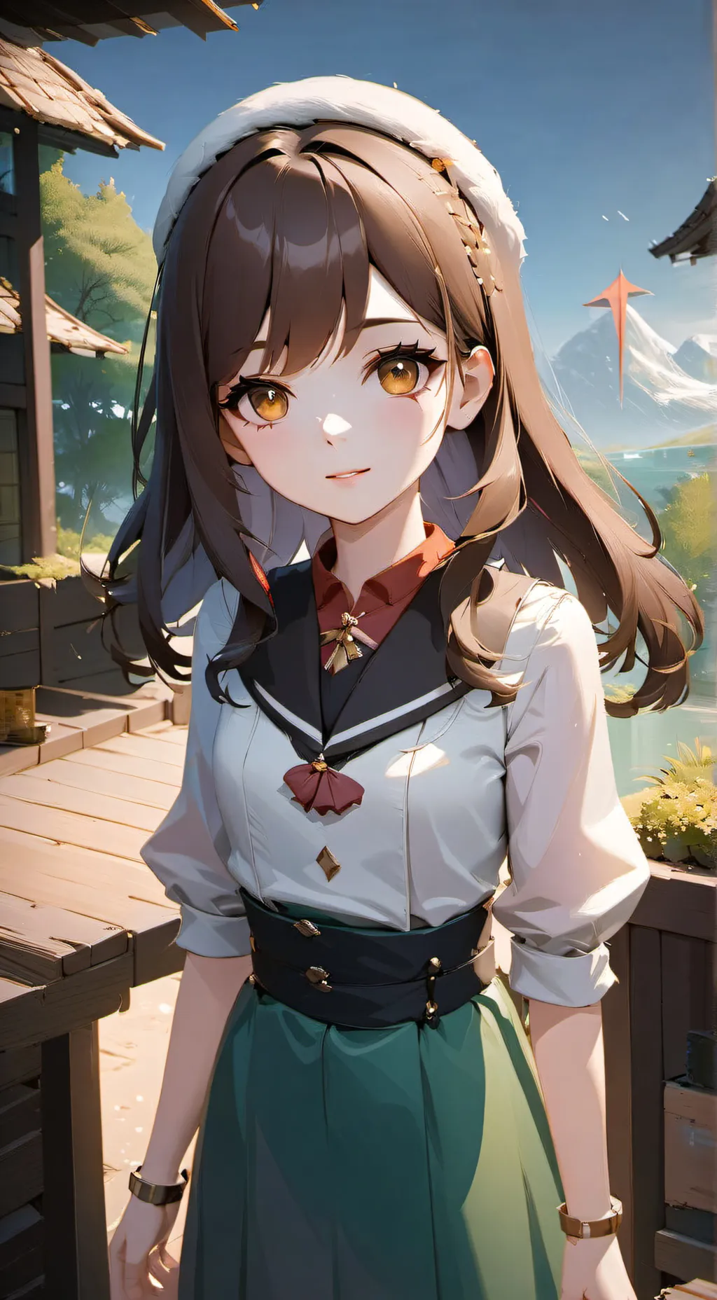ai character: izzy! background