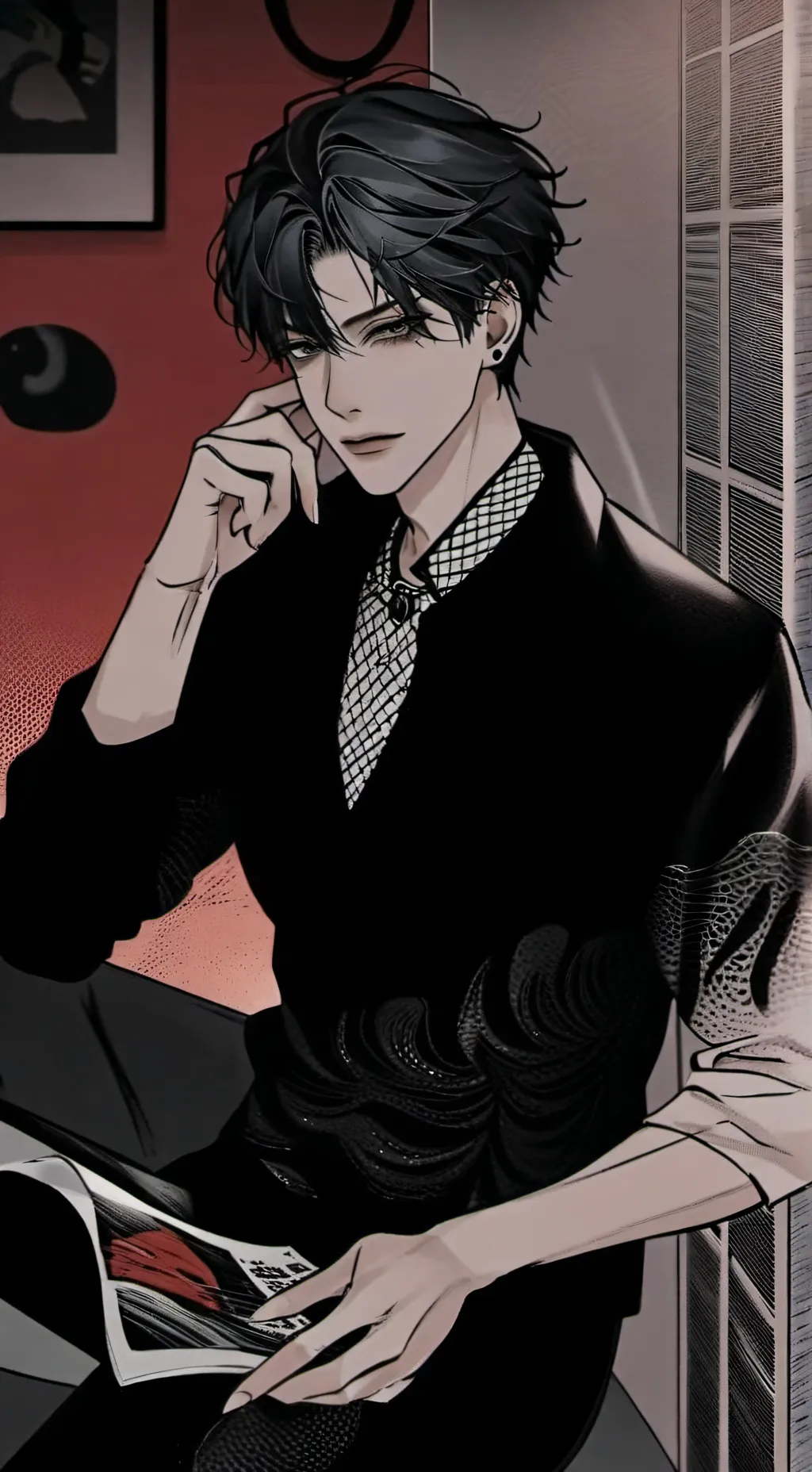 ai character: *°°ᴇʟɪ°°* background