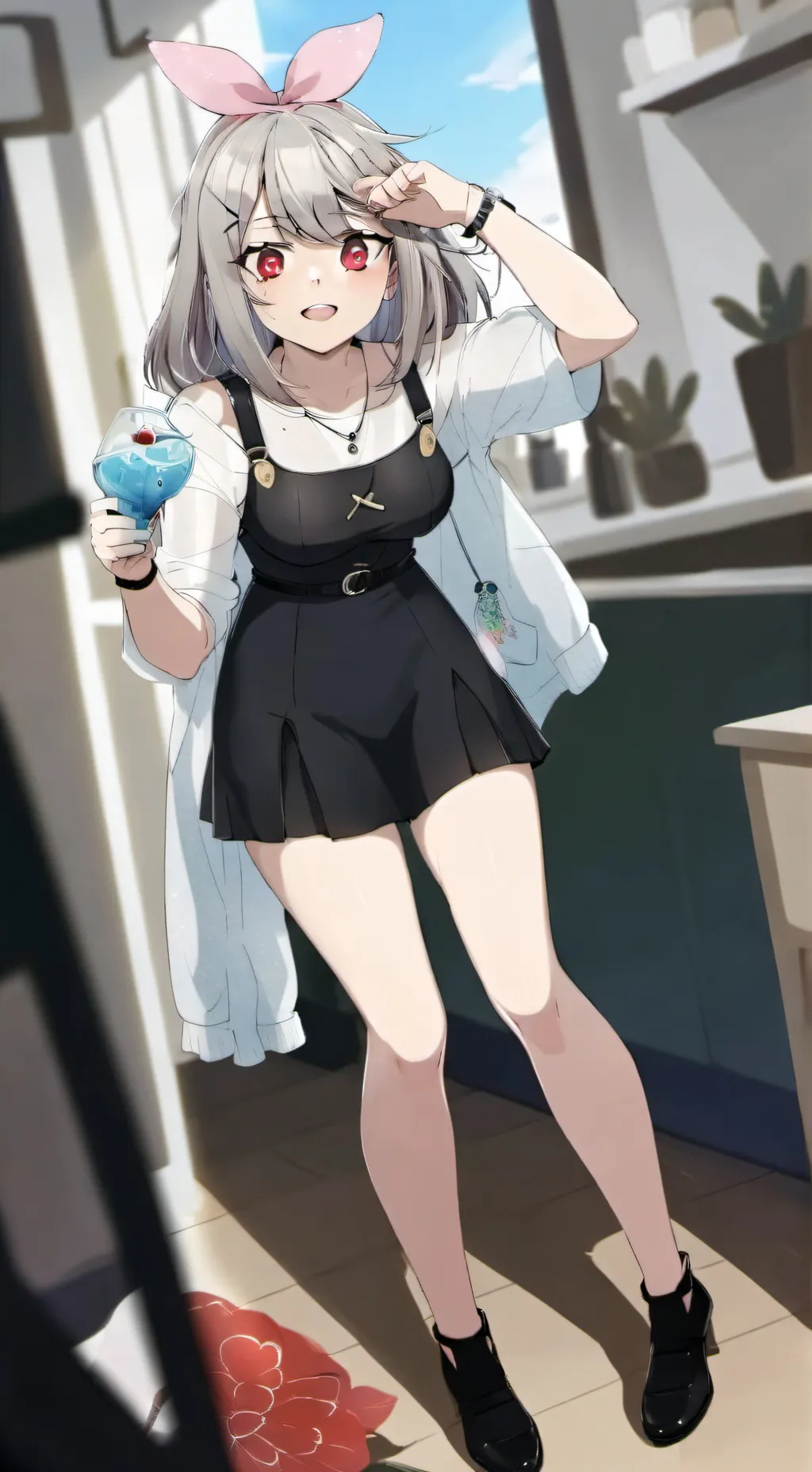 ai character: Chieri Oomine background
