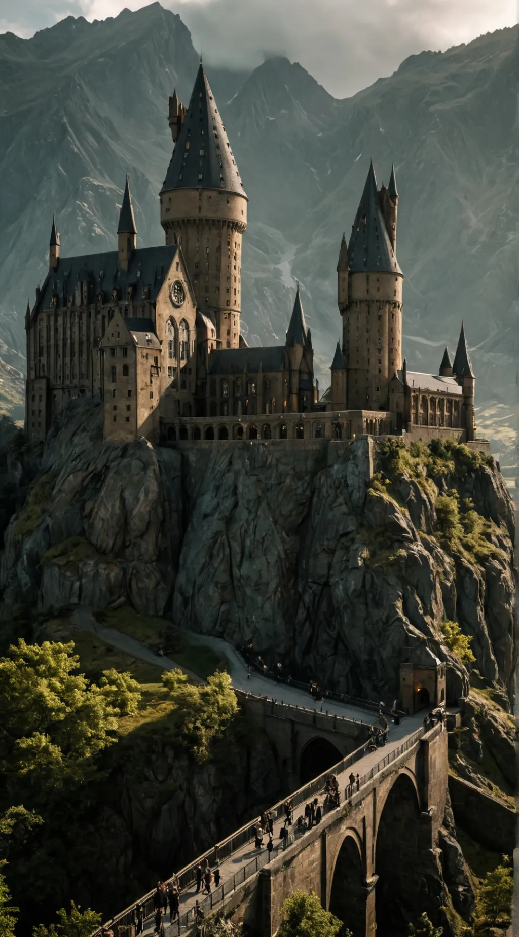 ai character: Hogwarts background