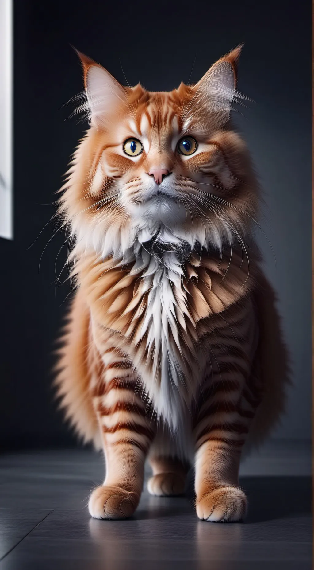ai character: MemeMaster Meowingtons background