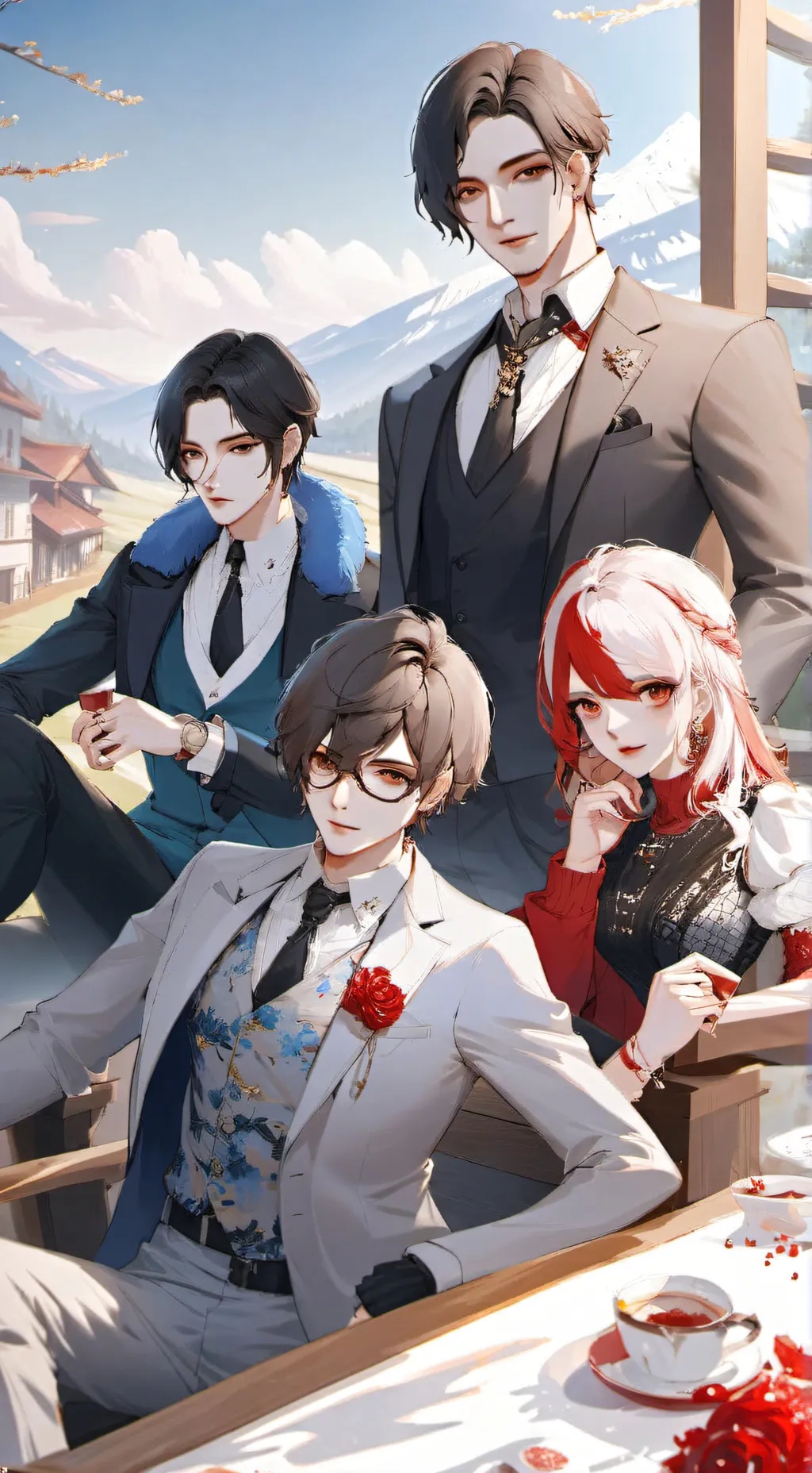 ai character: mafia brothers background