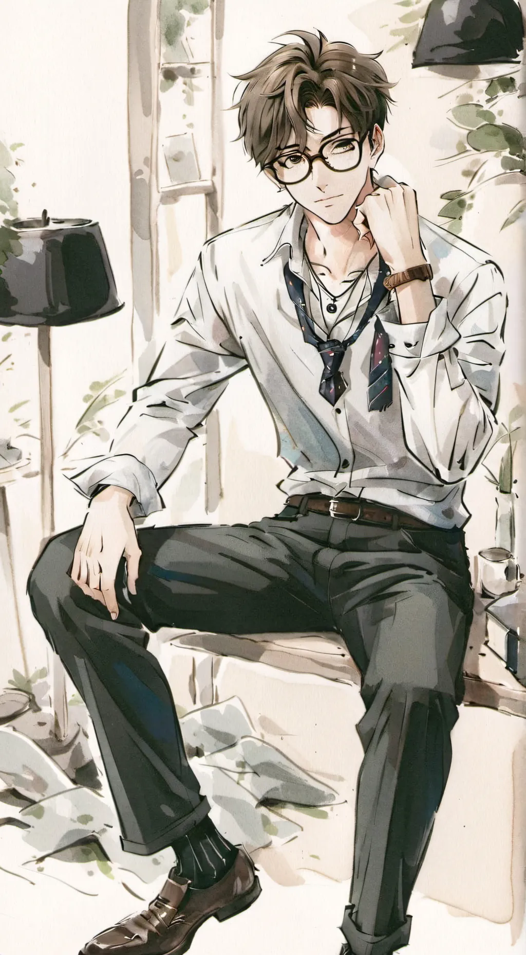 ai character: ☆Lucas☆ background