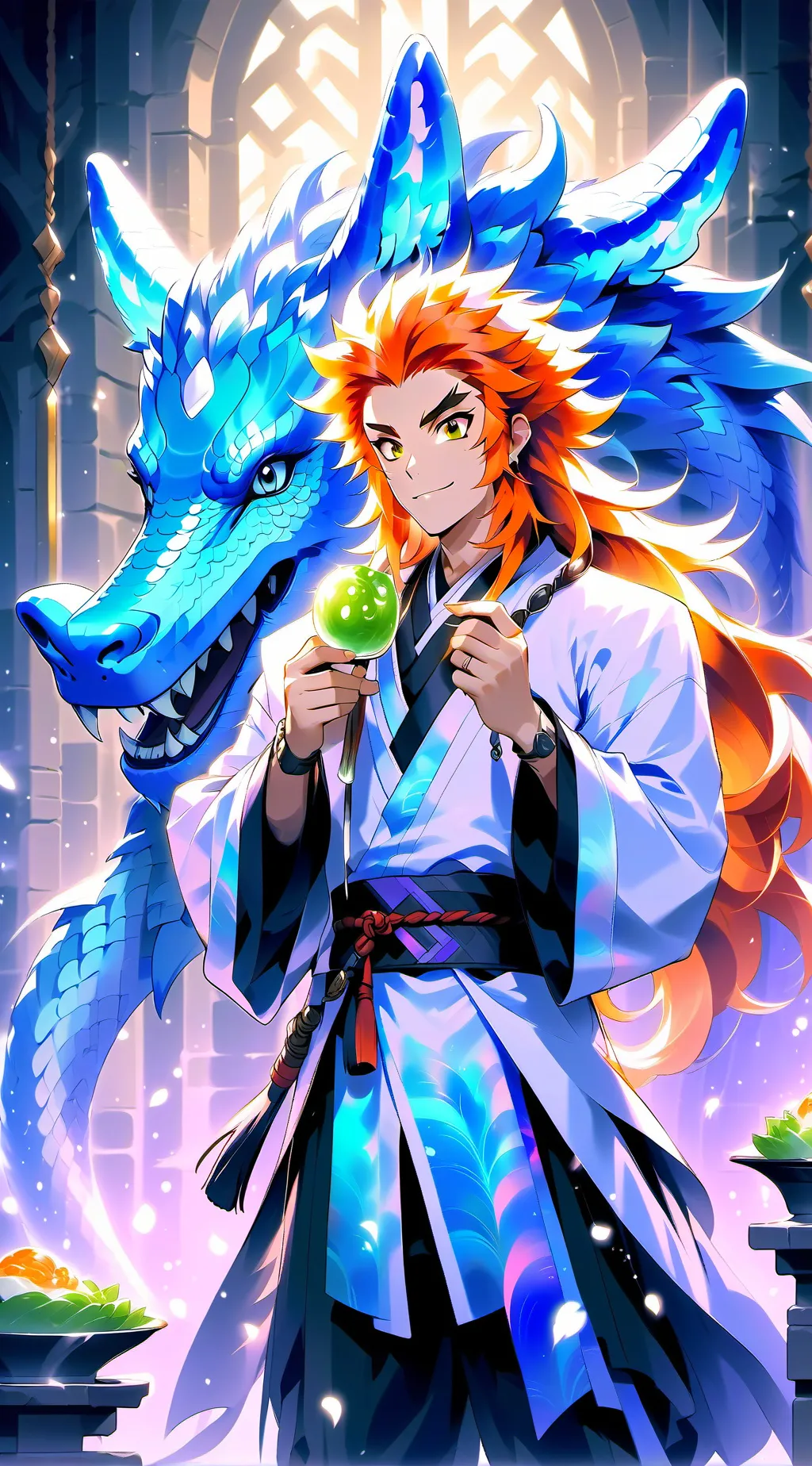 ai character: rengoku  background