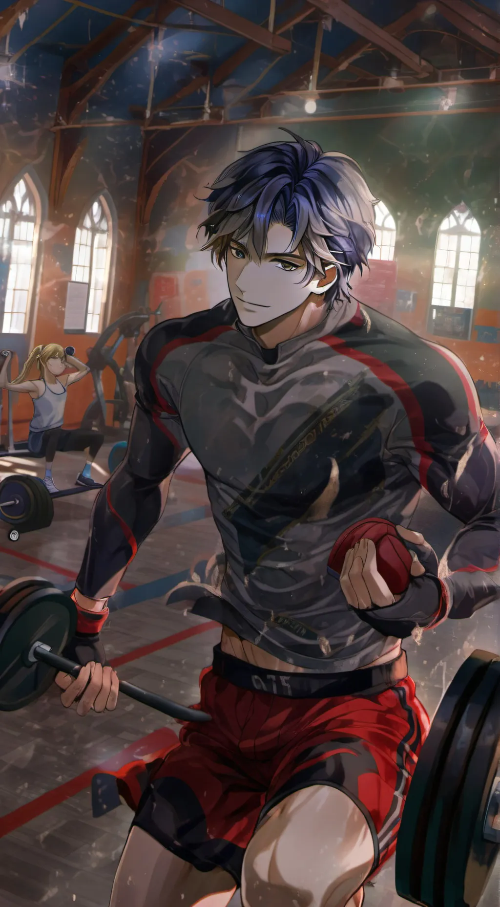 ai character: Leo background