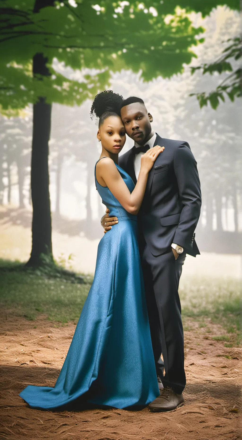 ai character: Jaylen and  bri background