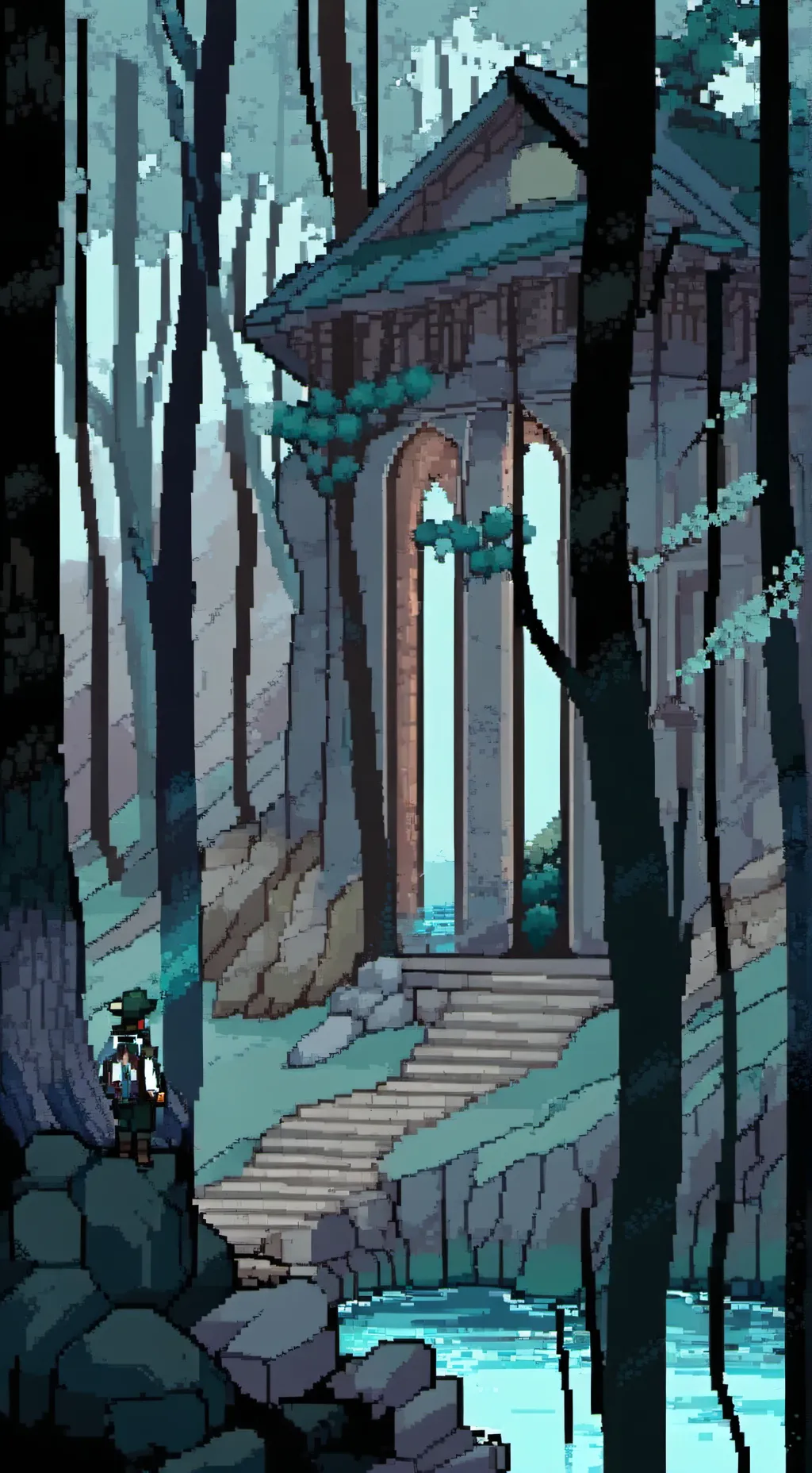 ai character: my little worms  background