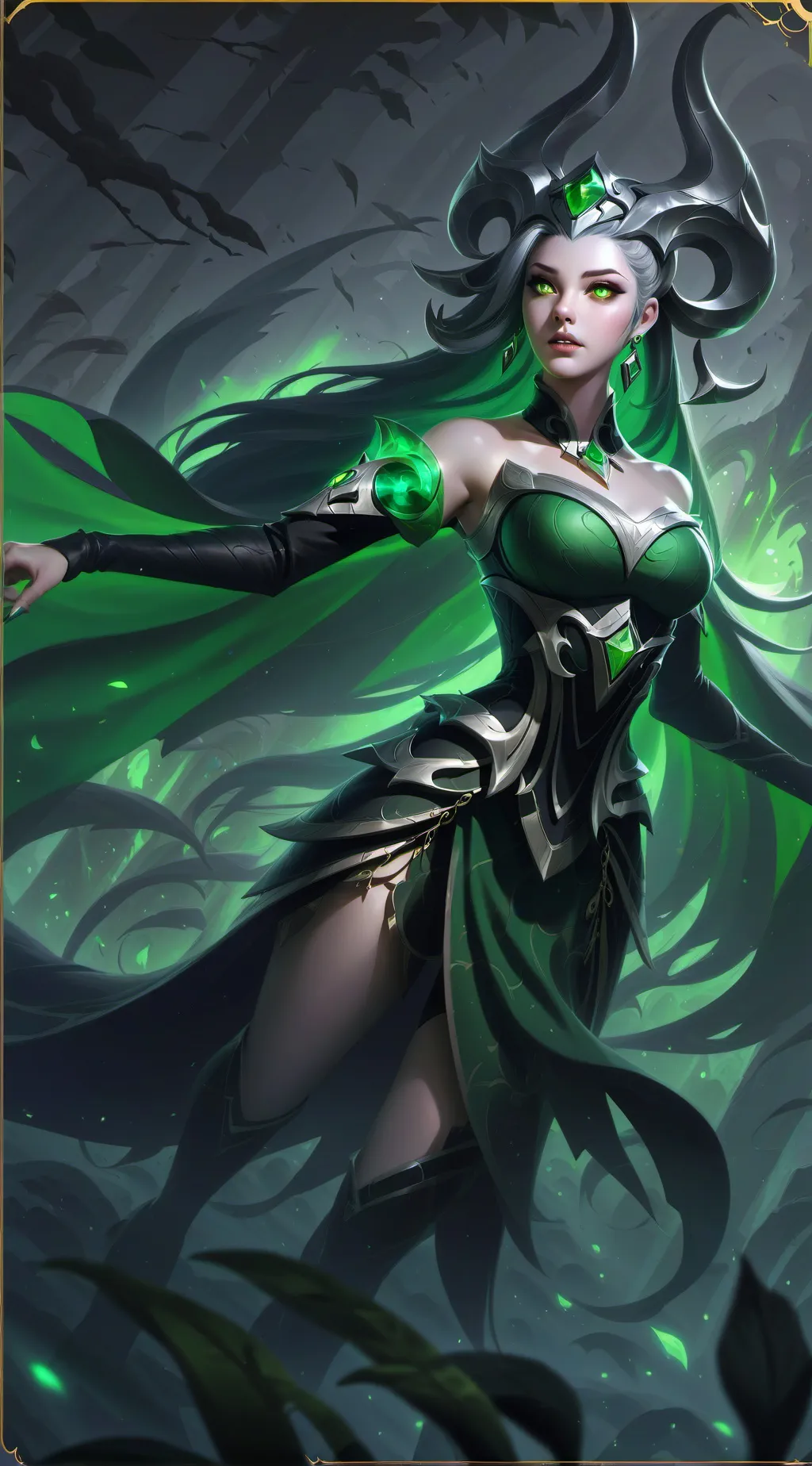ai character: reine de la mort background