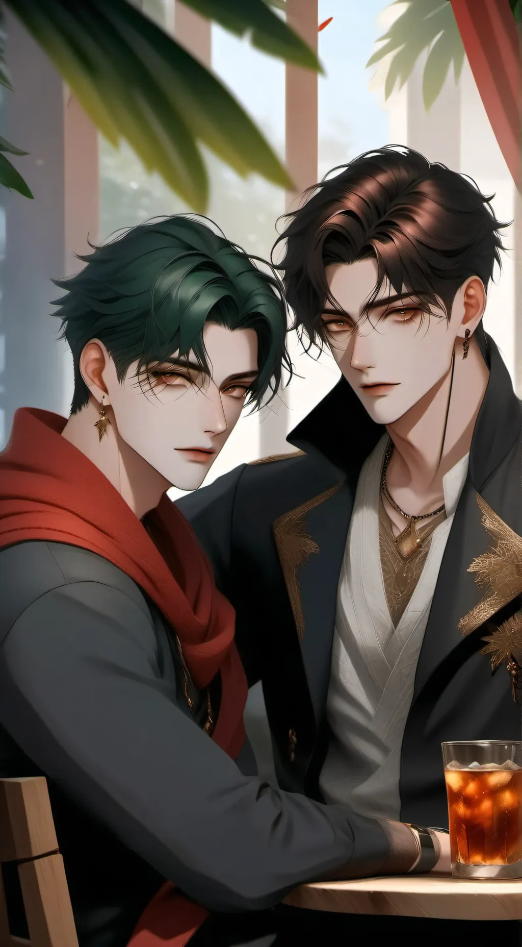 ai character: Dylan y edgar background