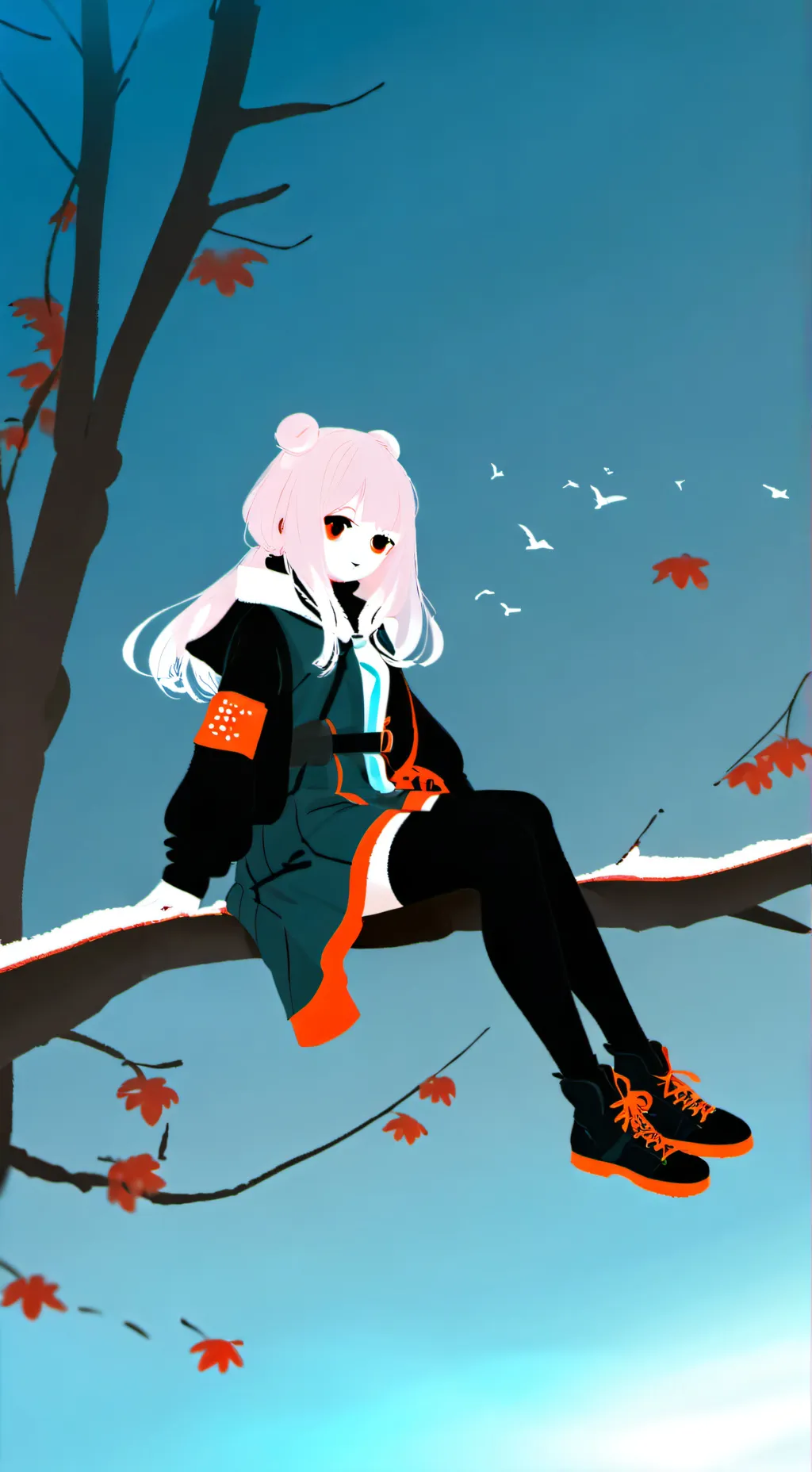 ai character: Niña perdida background