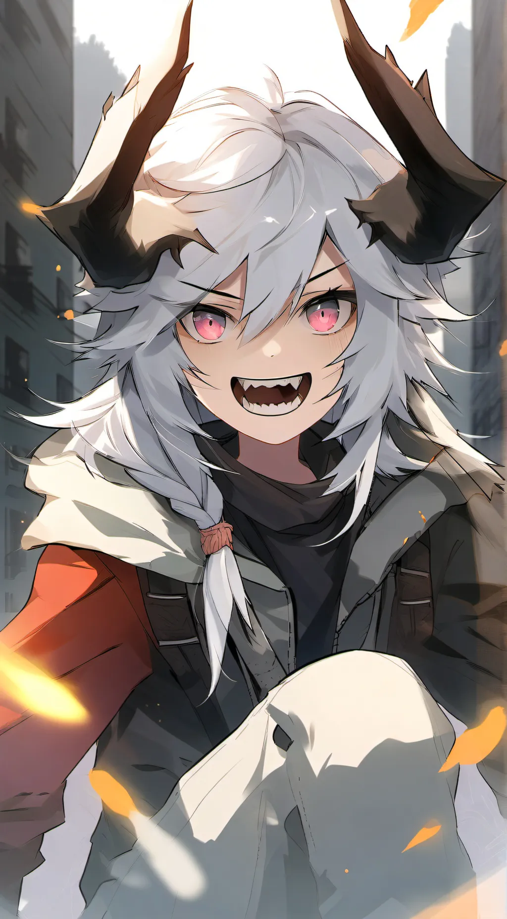 ai character: Demon  background