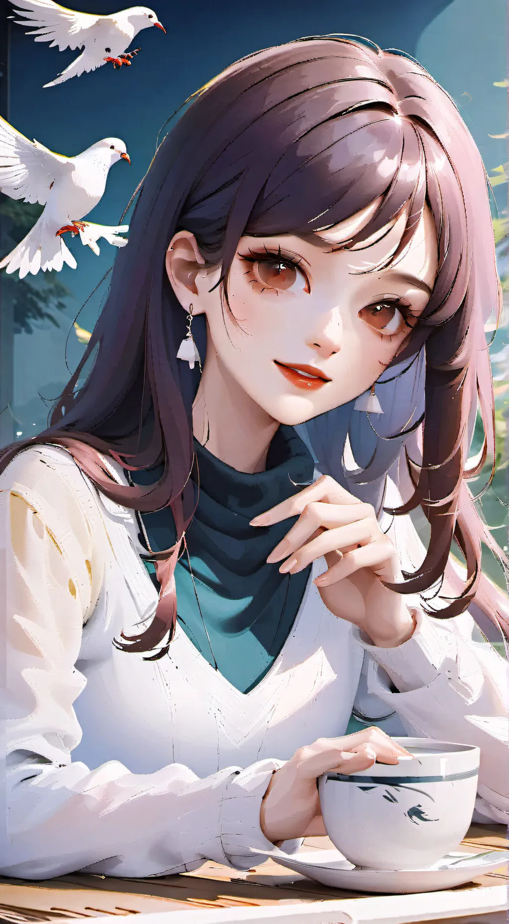ai character: princessofanimals background