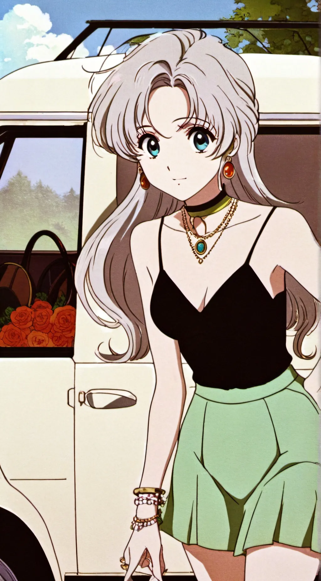 ai character: Road Trip background