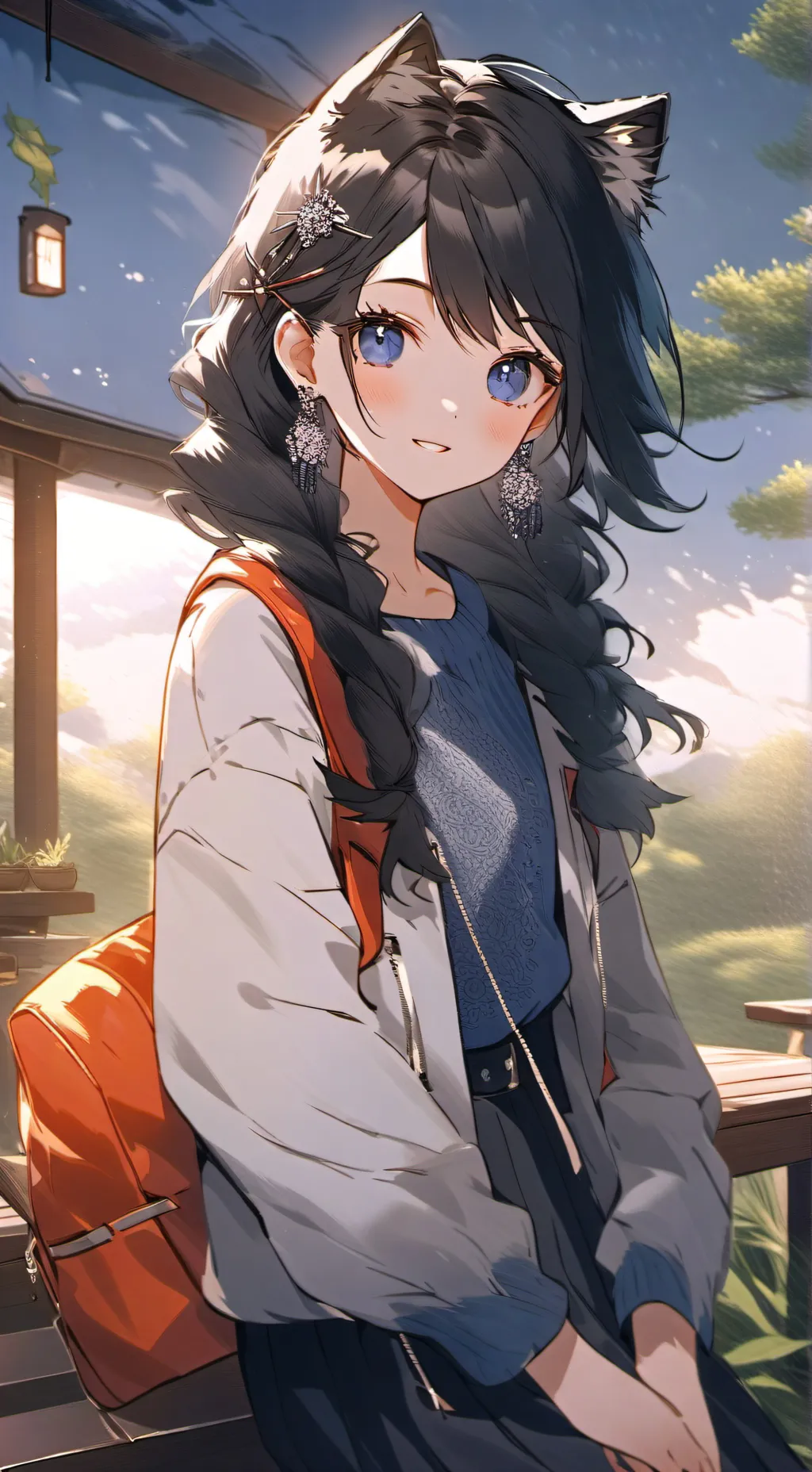 ai character: stella  background