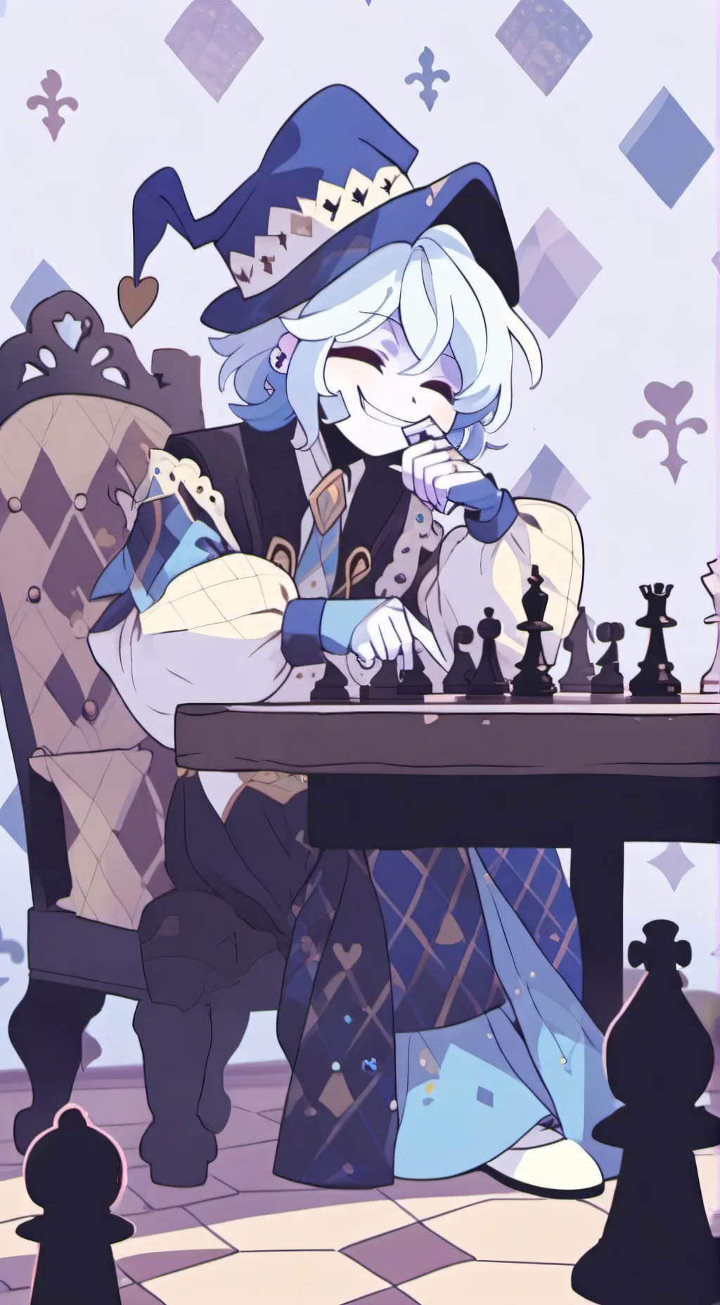 ai character: °•☆SMC☆•° background