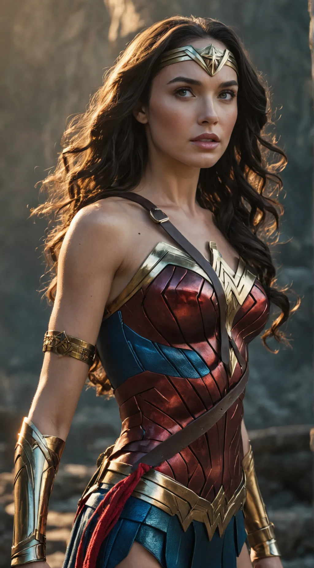 ai character: Wonder Woman background
