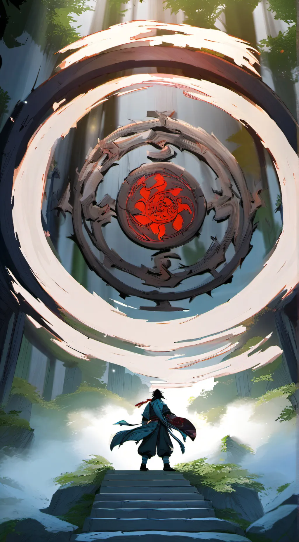 ai character: demon slayer background