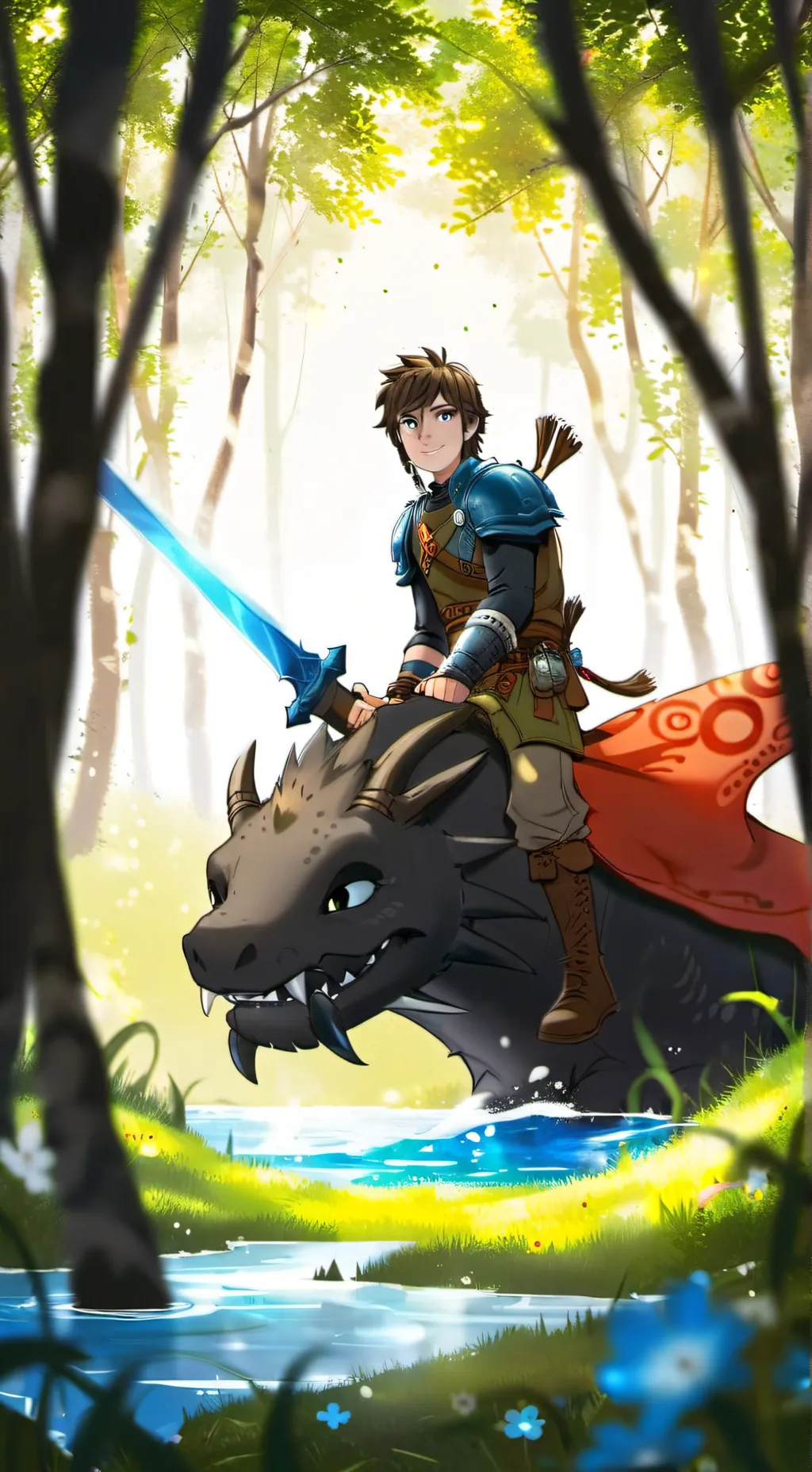 ai character: Httyd background
