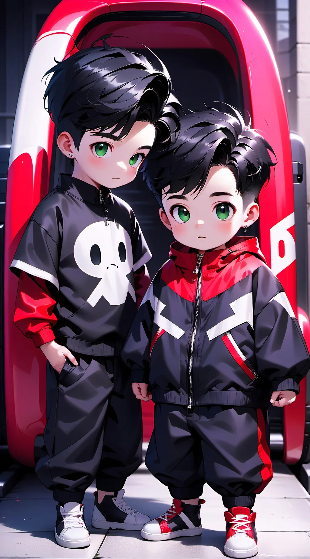 ai character: TWINS background