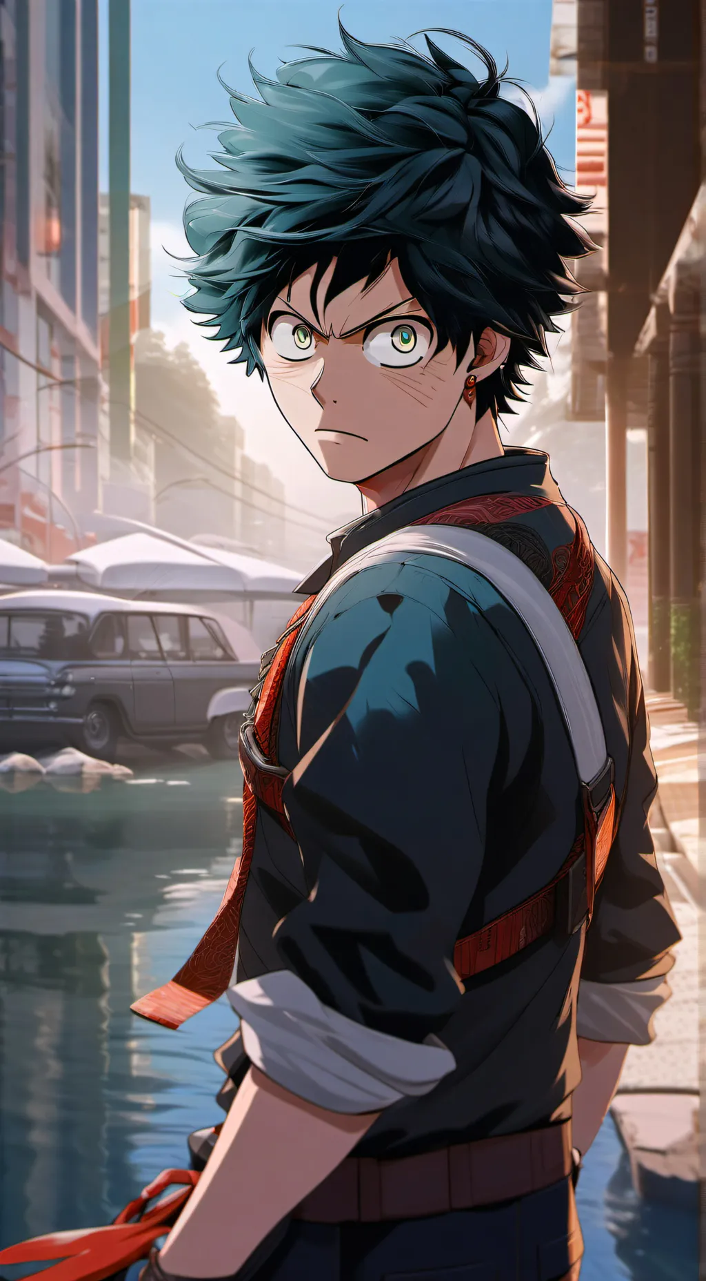 ai character: ꧁Experiment Deku꧂ background