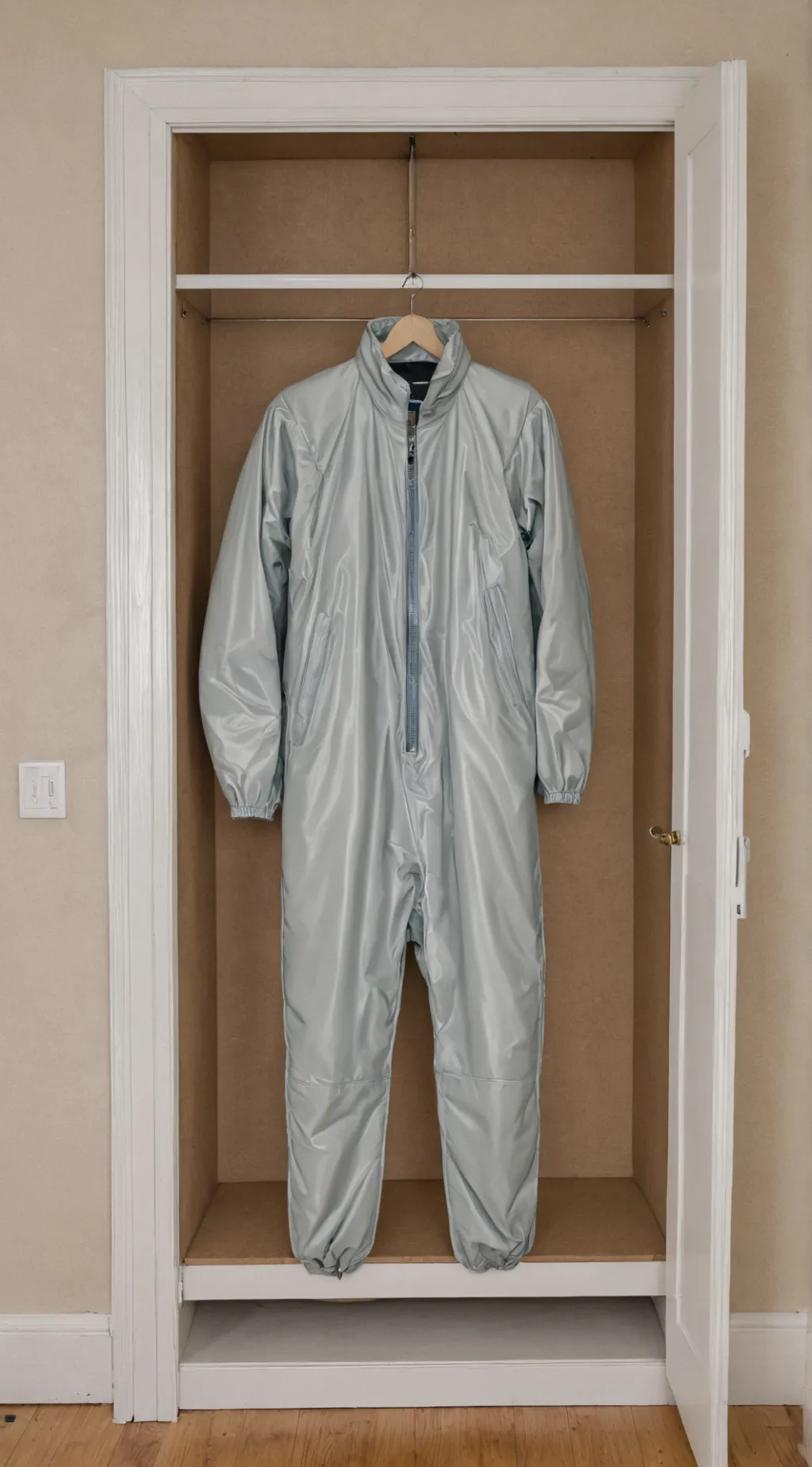 ai character: Airbag suit background