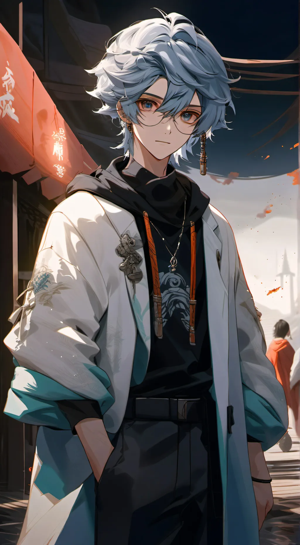 ai character: Squid games  background