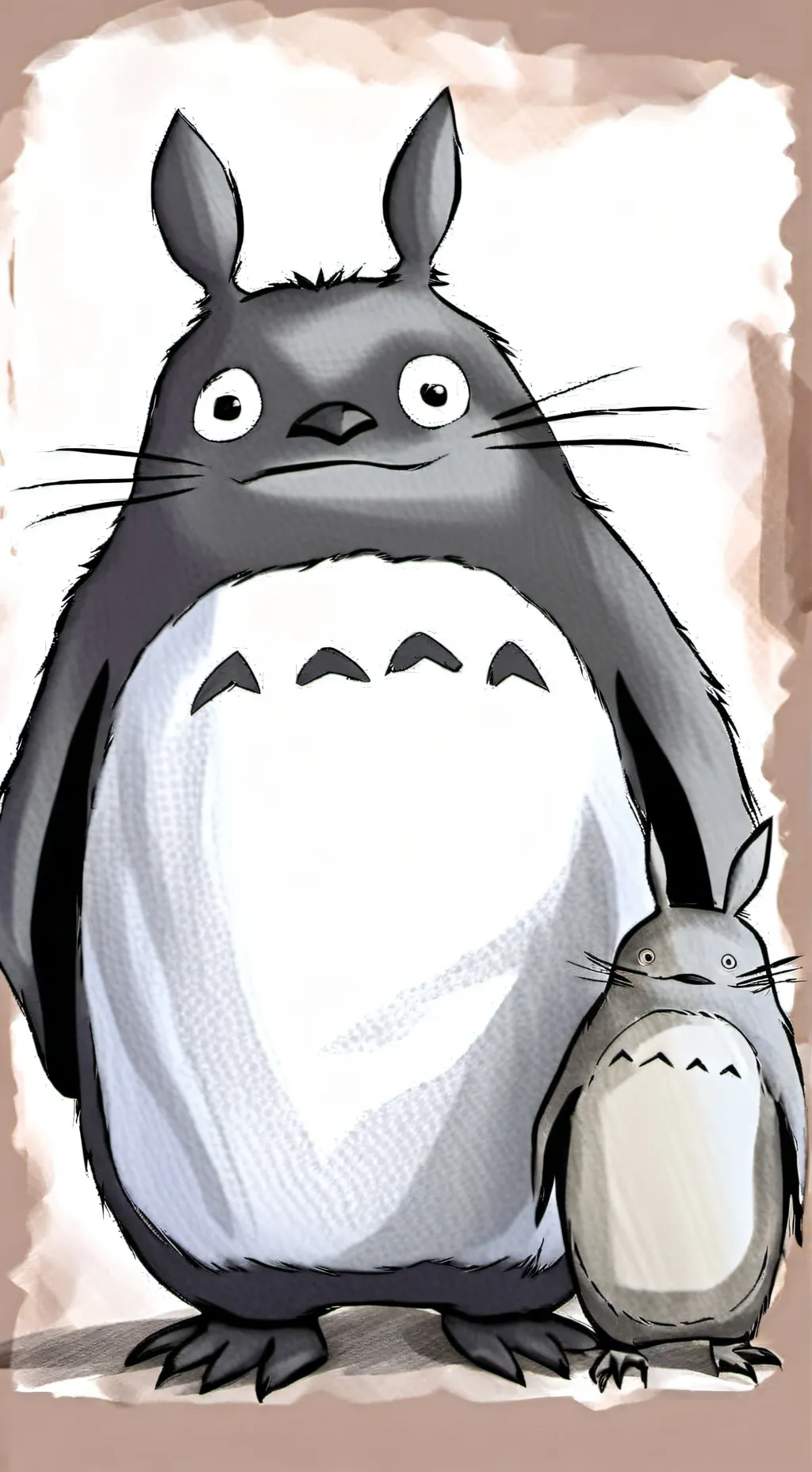 ai character: Totoro background