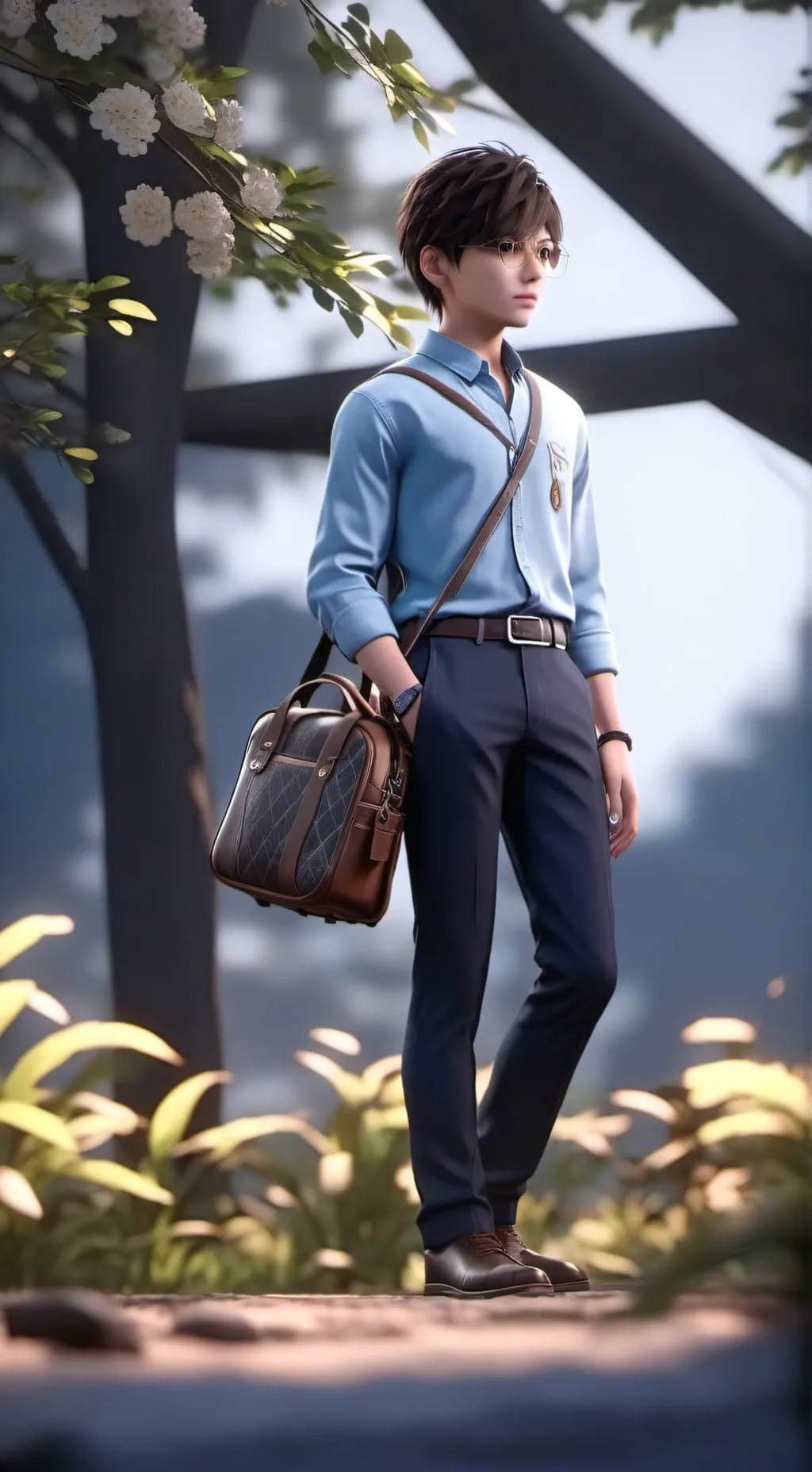 ai character: Dr Dr  background