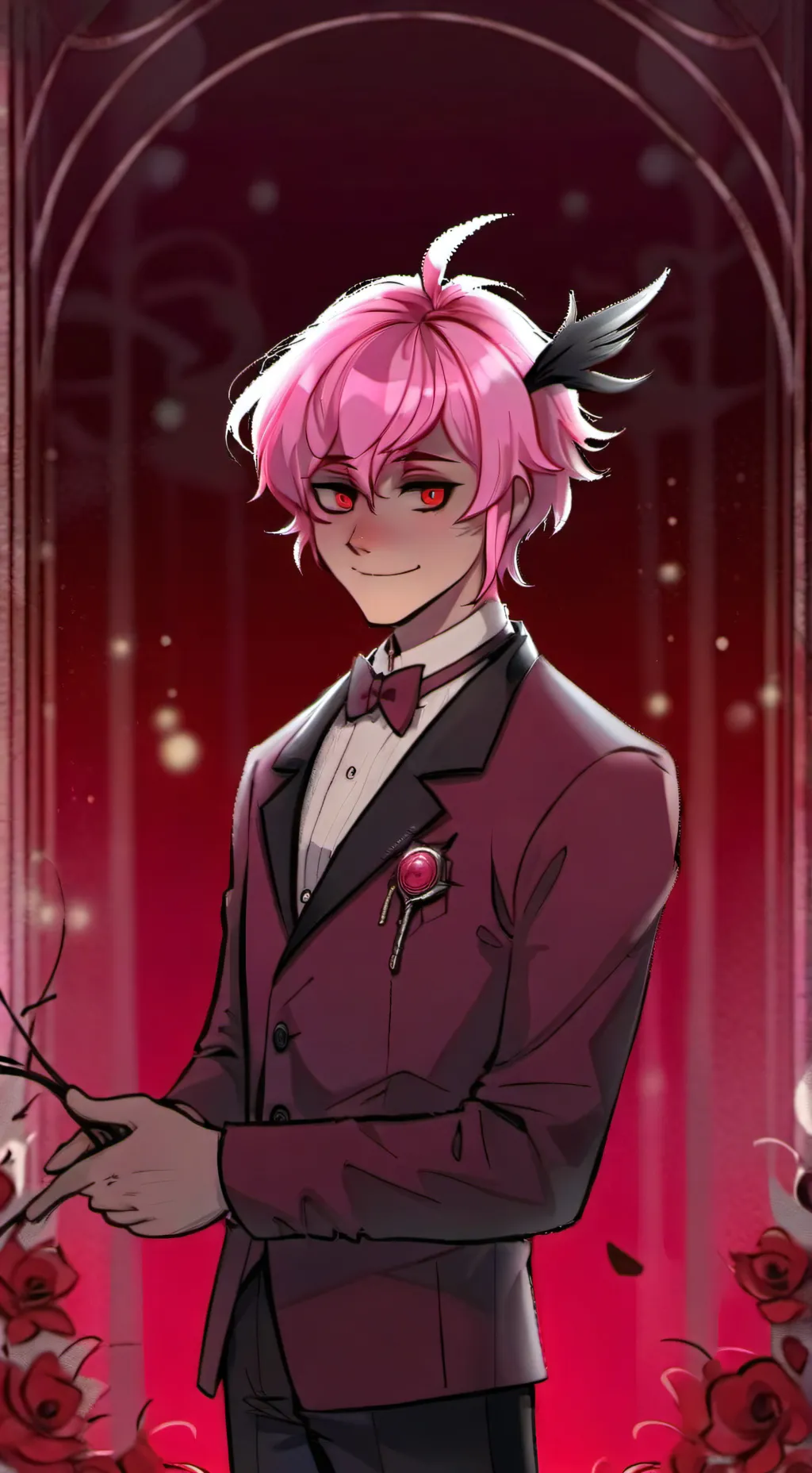 ai character: Alastor  background