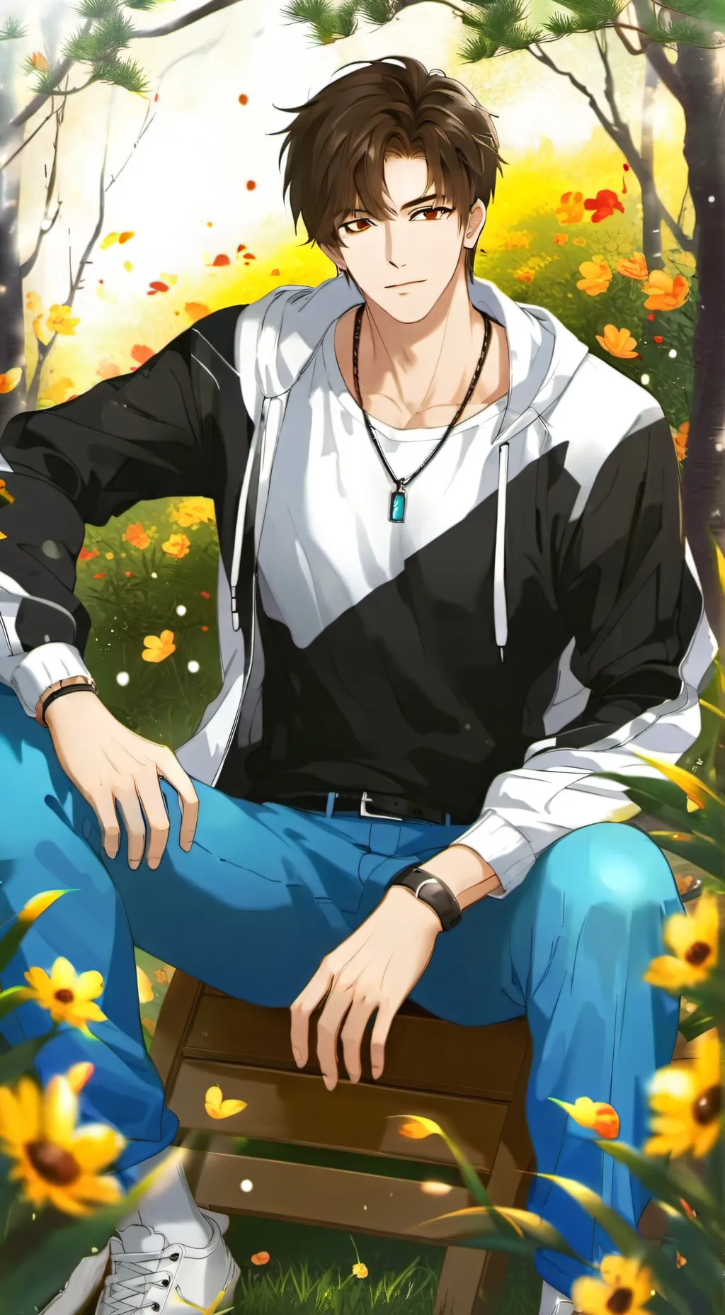 ai character: Damian background