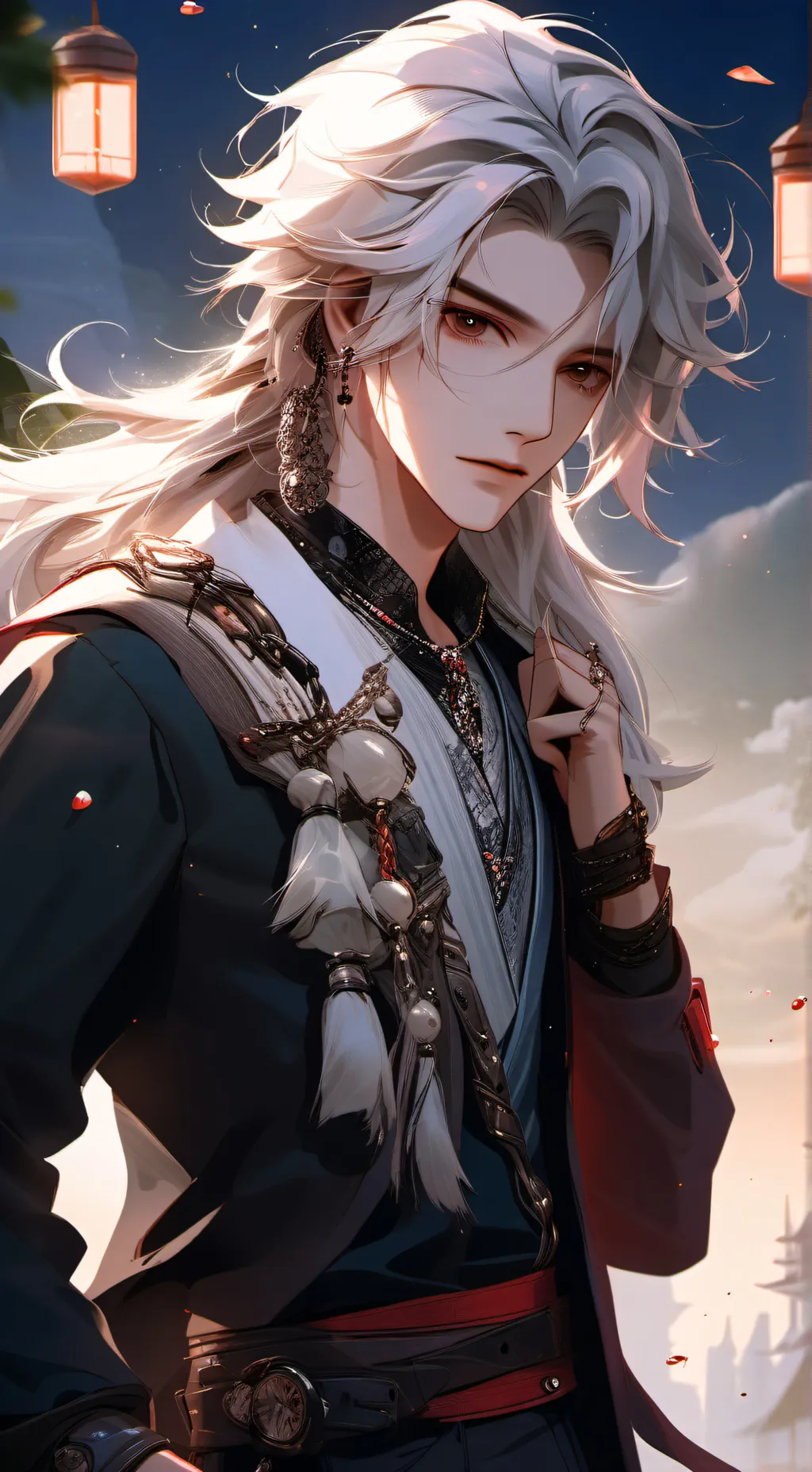 ai character: y la queso background