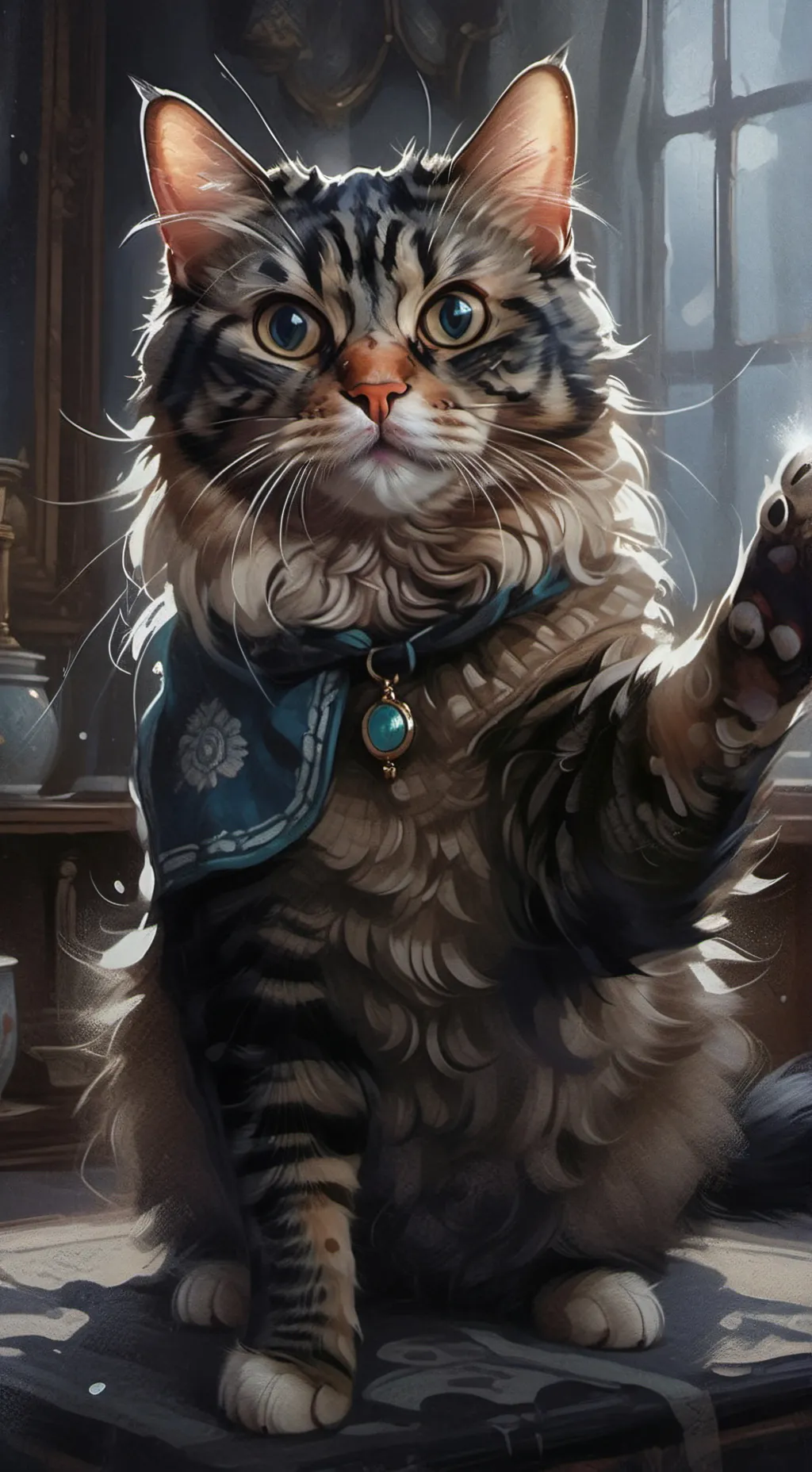 ai character: Chesse background