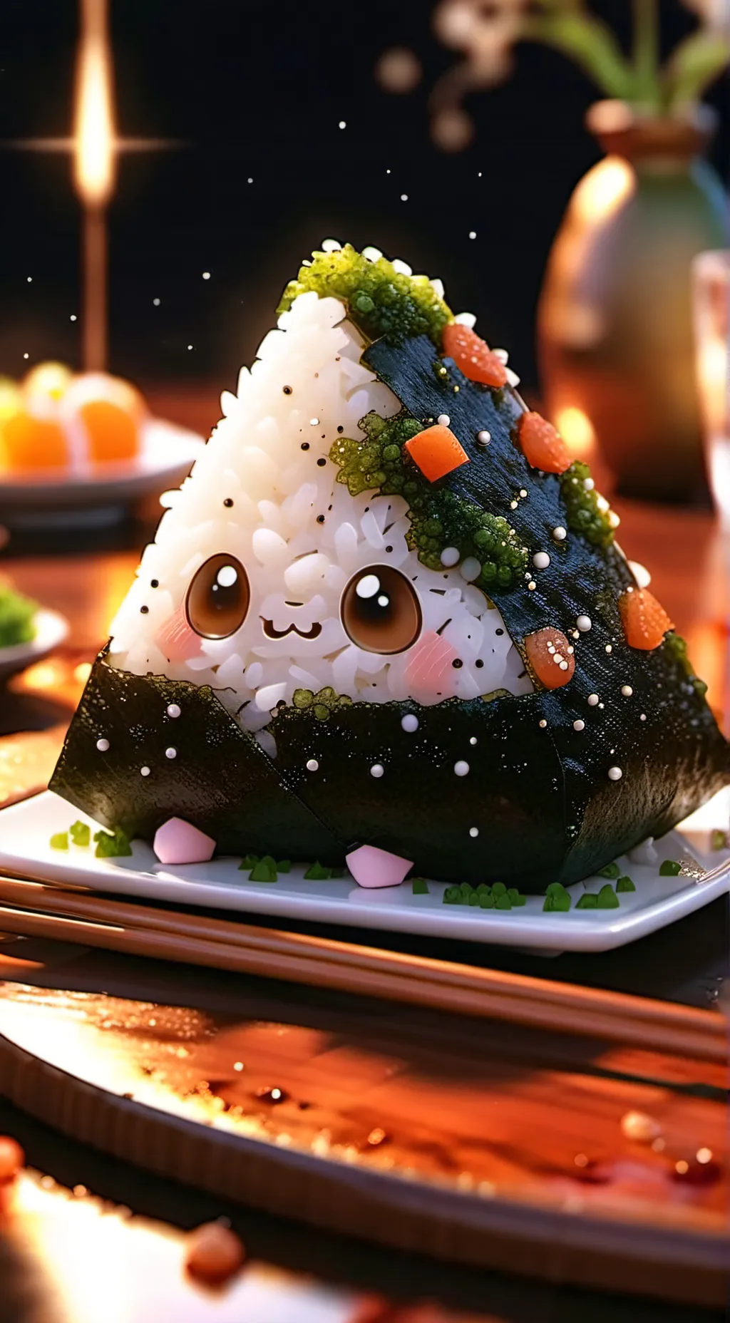 ai character: Nom Nom Nom background