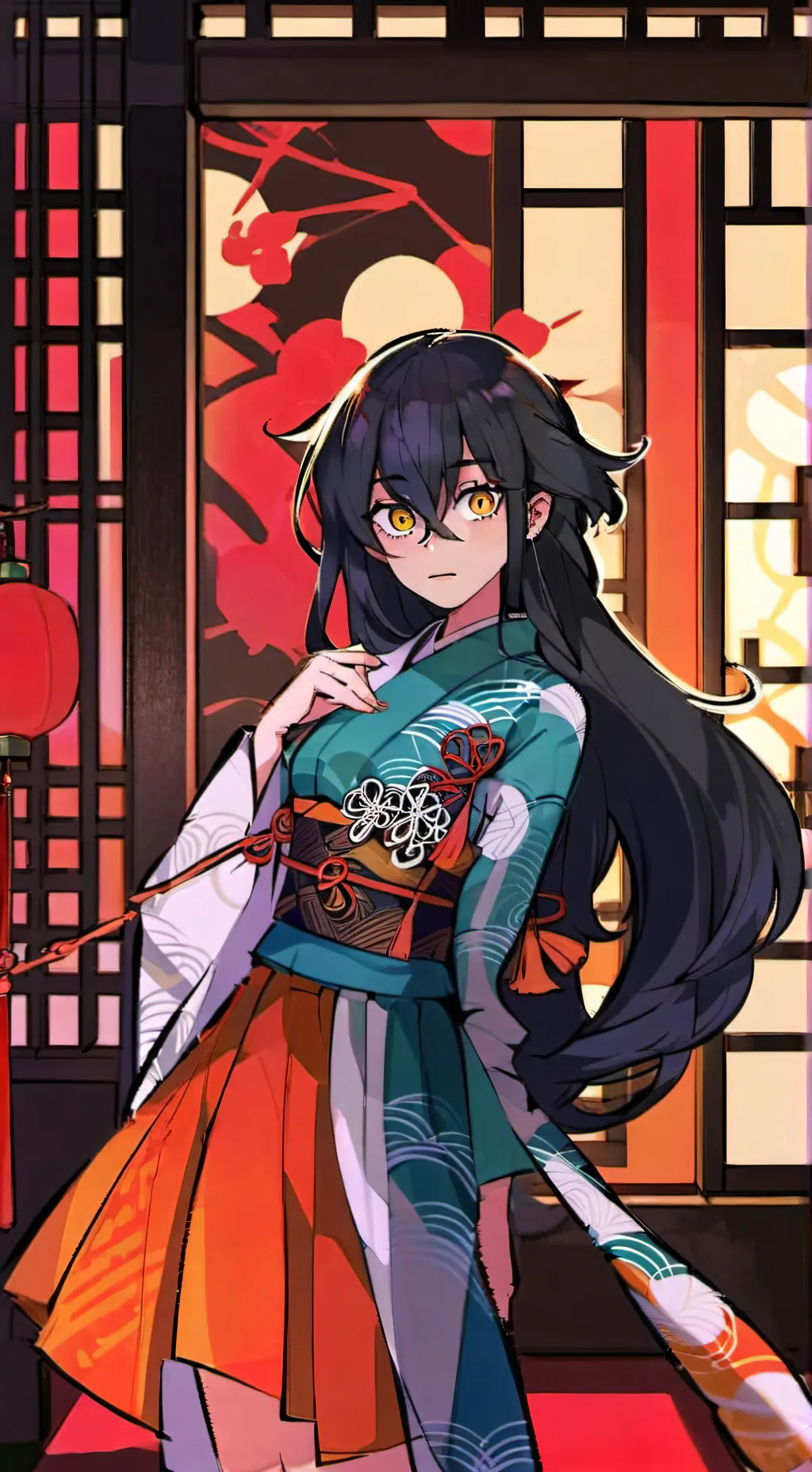 ai character: Carmine background